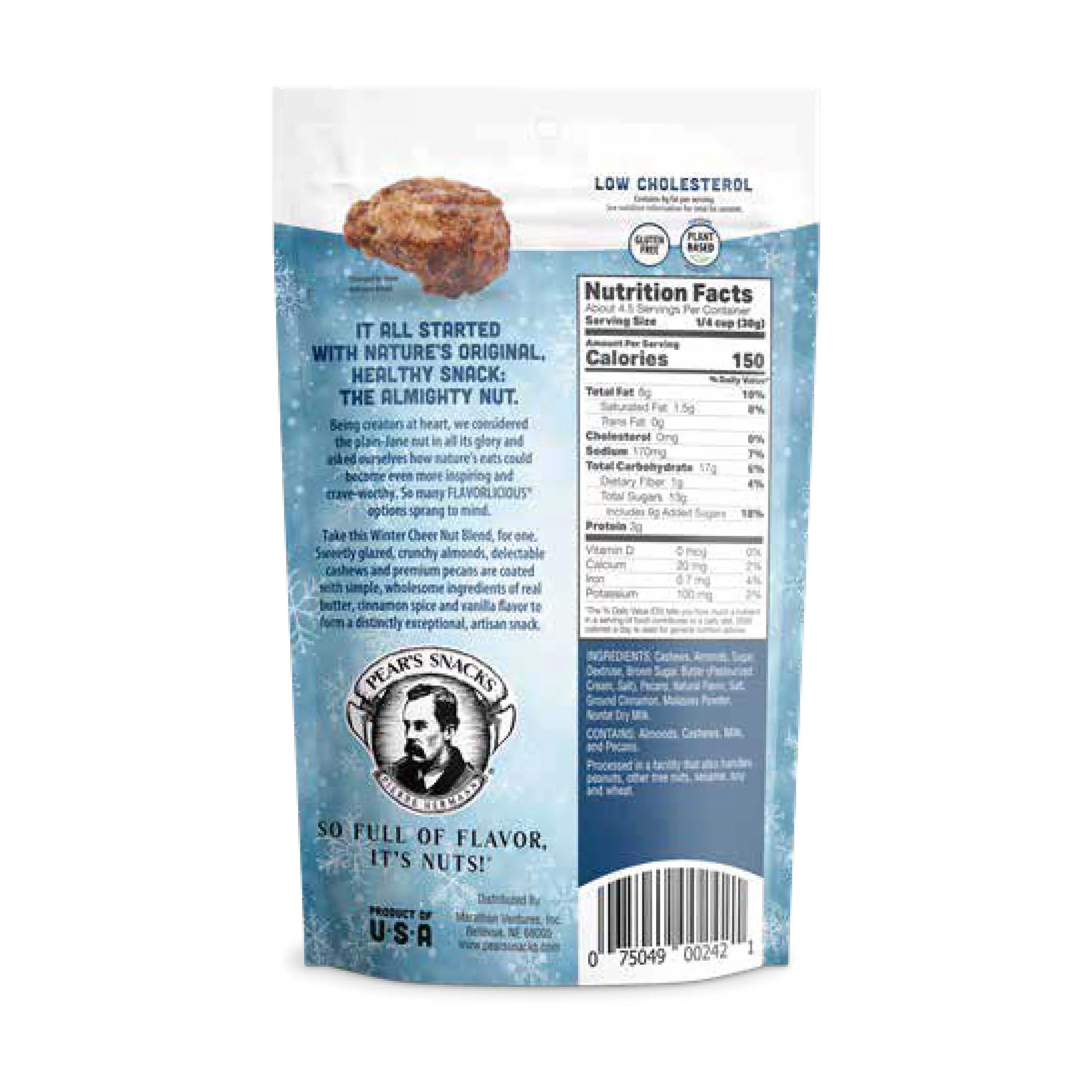 Winter Cheer Nut Mix | Pack of 6 | 4 oz | Brenmar - Image 3