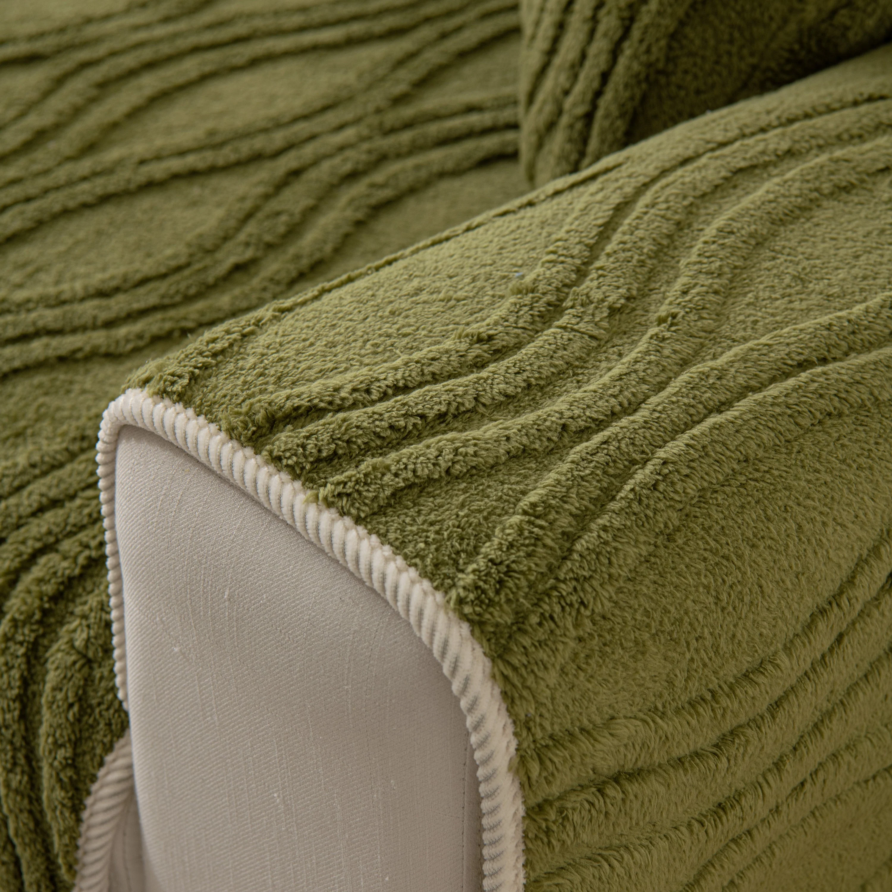 Winter Thickened Non-slip Blanket, Three-Dimensional Embossed Cotton Velvet Sofa Cover - Image 104