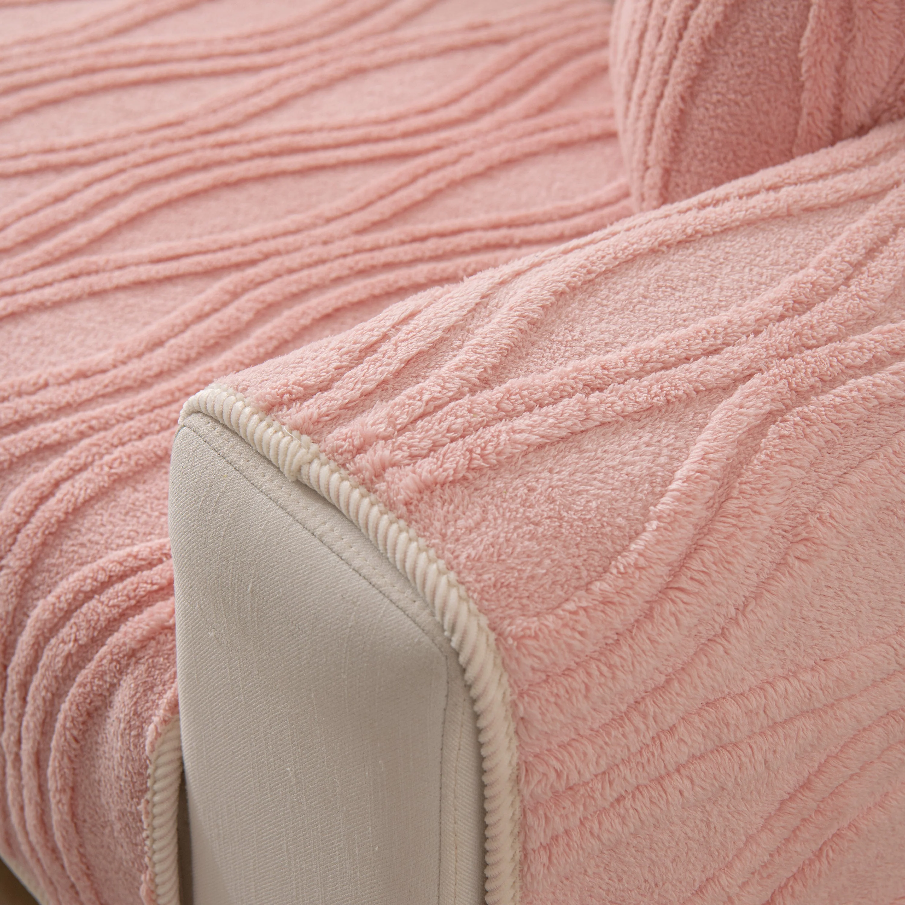Winter Thickened Non-slip Blanket, Three-Dimensional Embossed Cotton Velvet Sofa Cover - Image 80