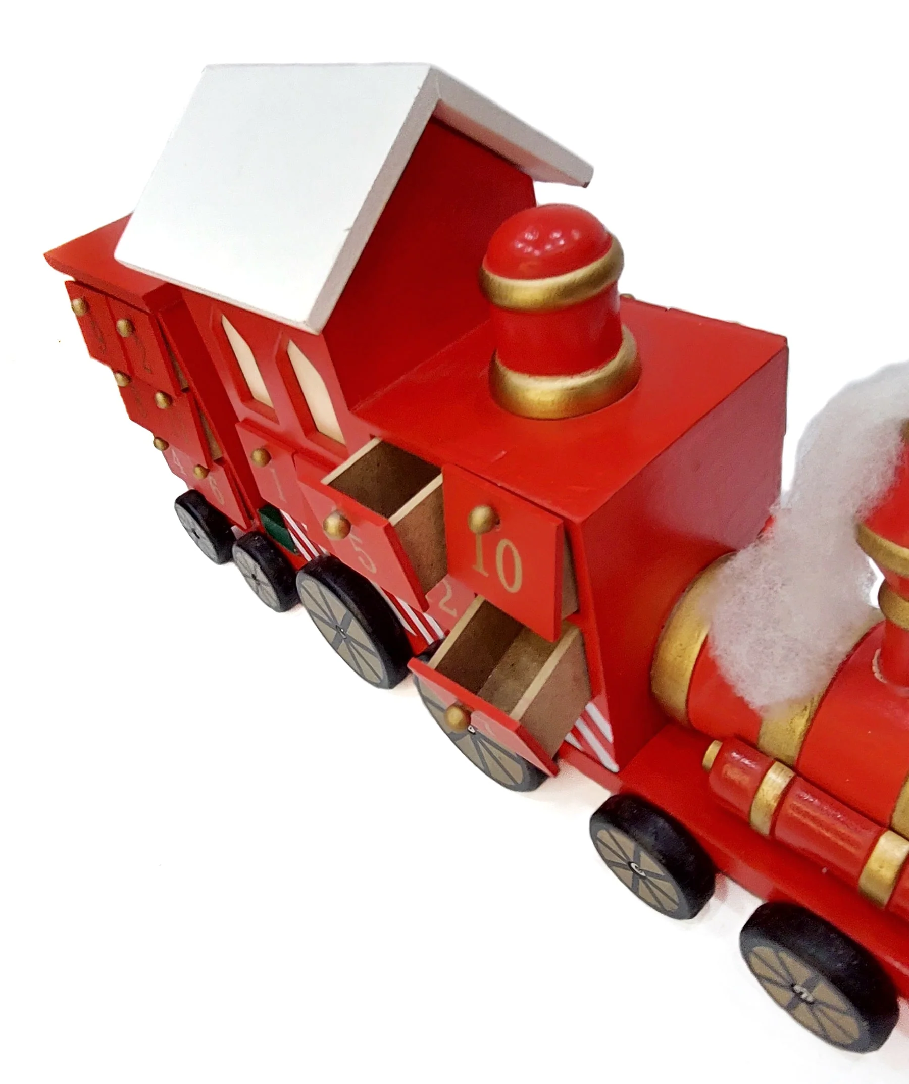 Wizardi Christmas Red Train Advent Calendar F07M14-4-Y01717 - Image 2