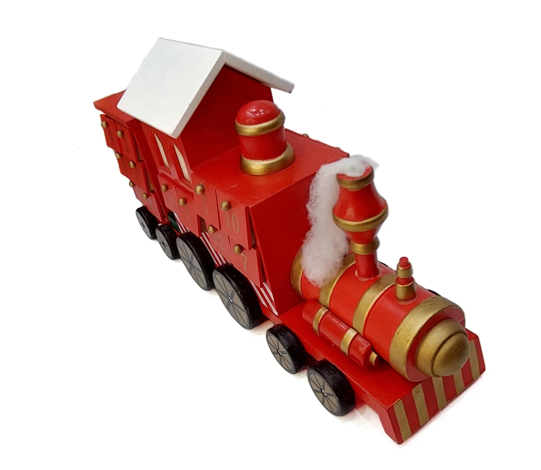 Wizardi Christmas Red Train Advent Calendar F07M14-4-Y01717 - Image 3