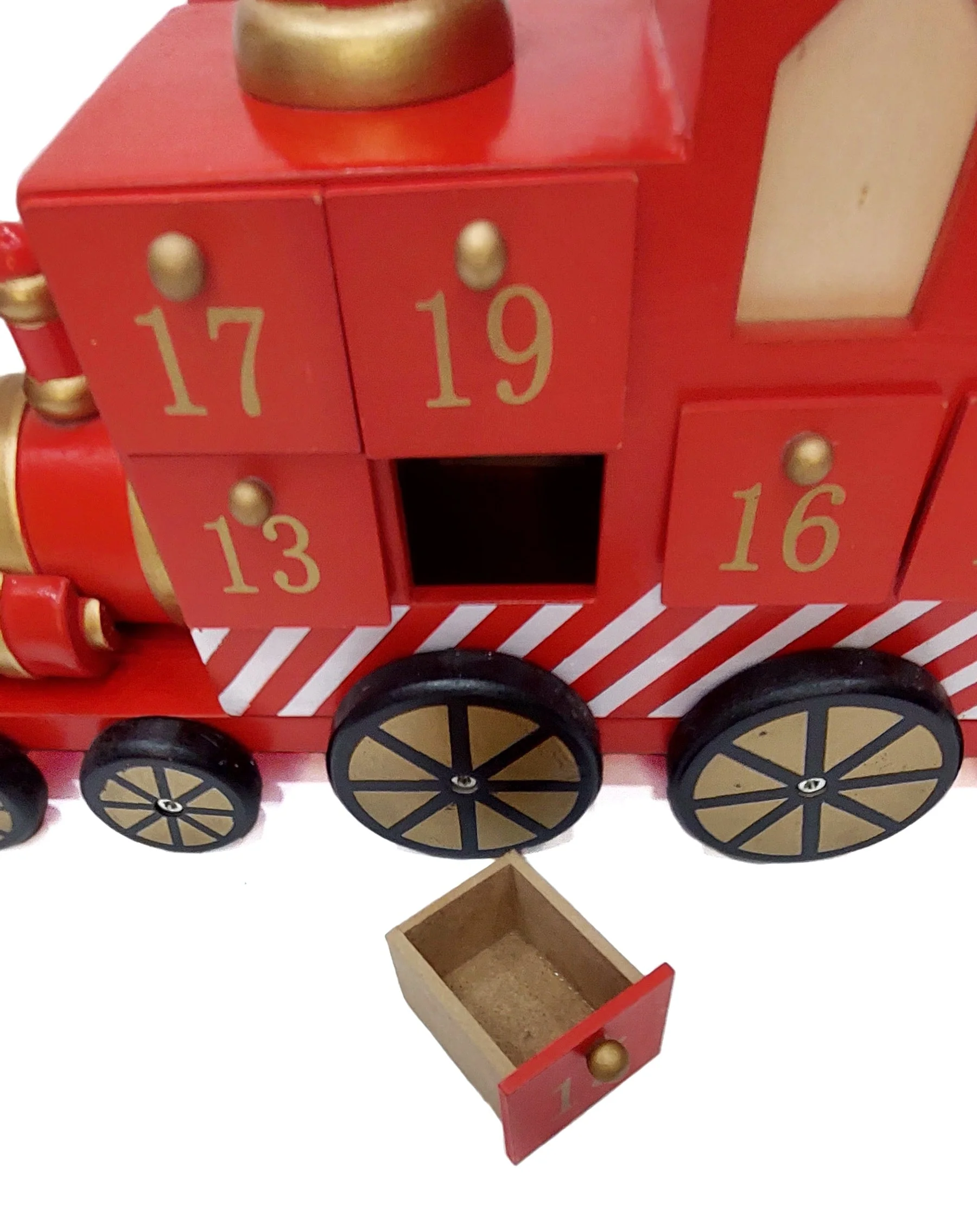 Wizardi Christmas Red Train Advent Calendar F07M14-4-Y01717 - Image 4