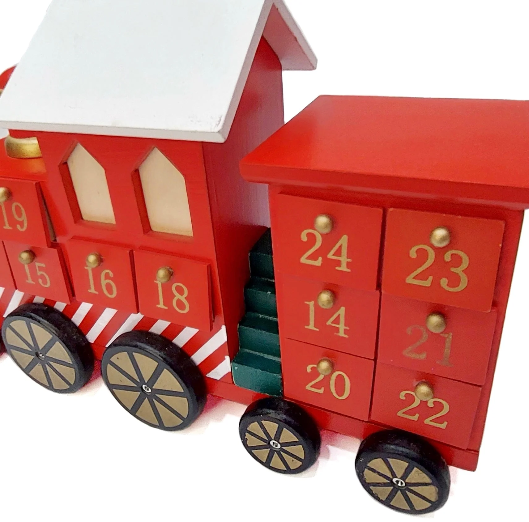 Wizardi Christmas Red Train Advent Calendar F07M14-4-Y01717 - Image 7