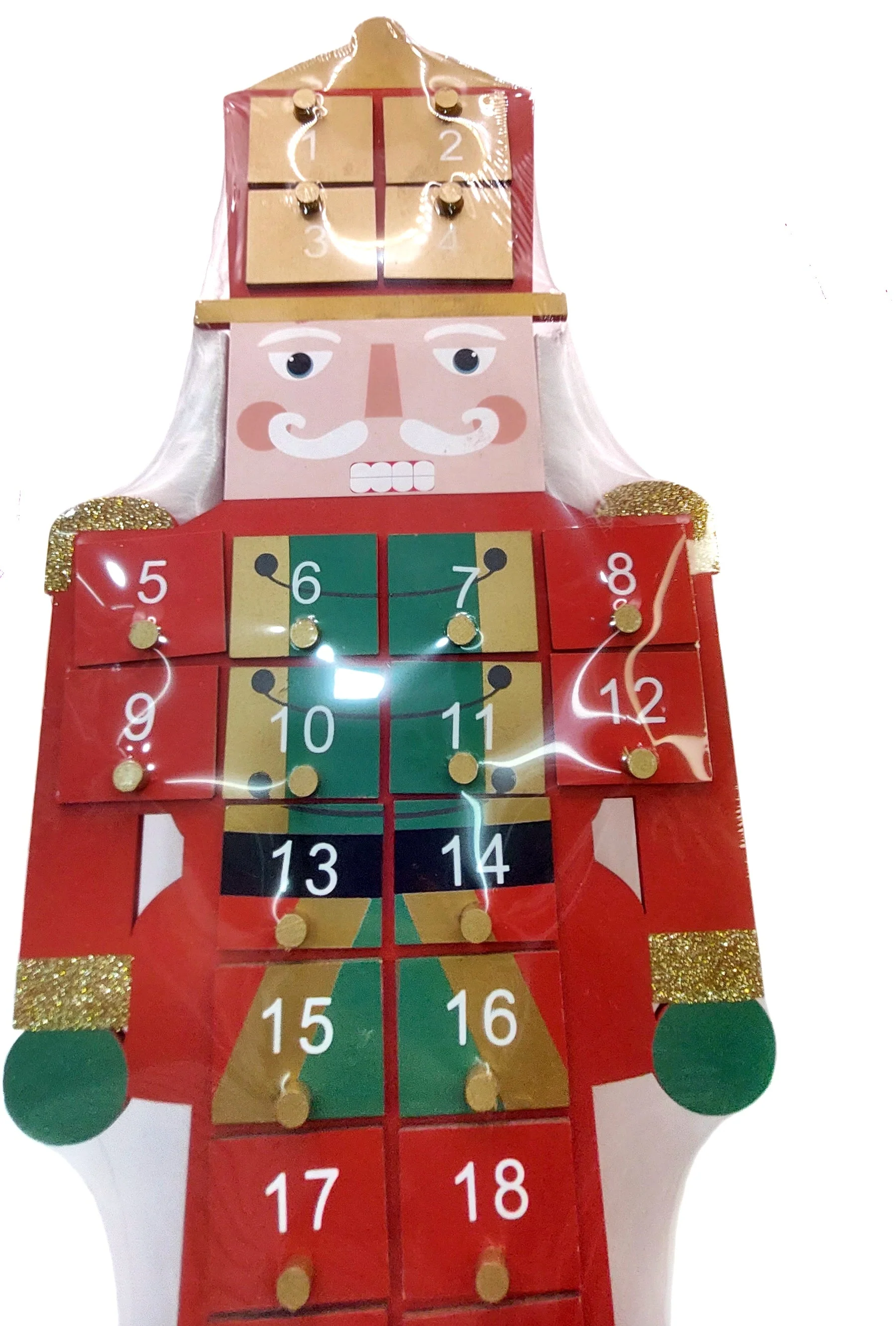 Wizardi Nutcracker Soldier Advent Calendar F07M14-1-RFRE21-CS - Image 2