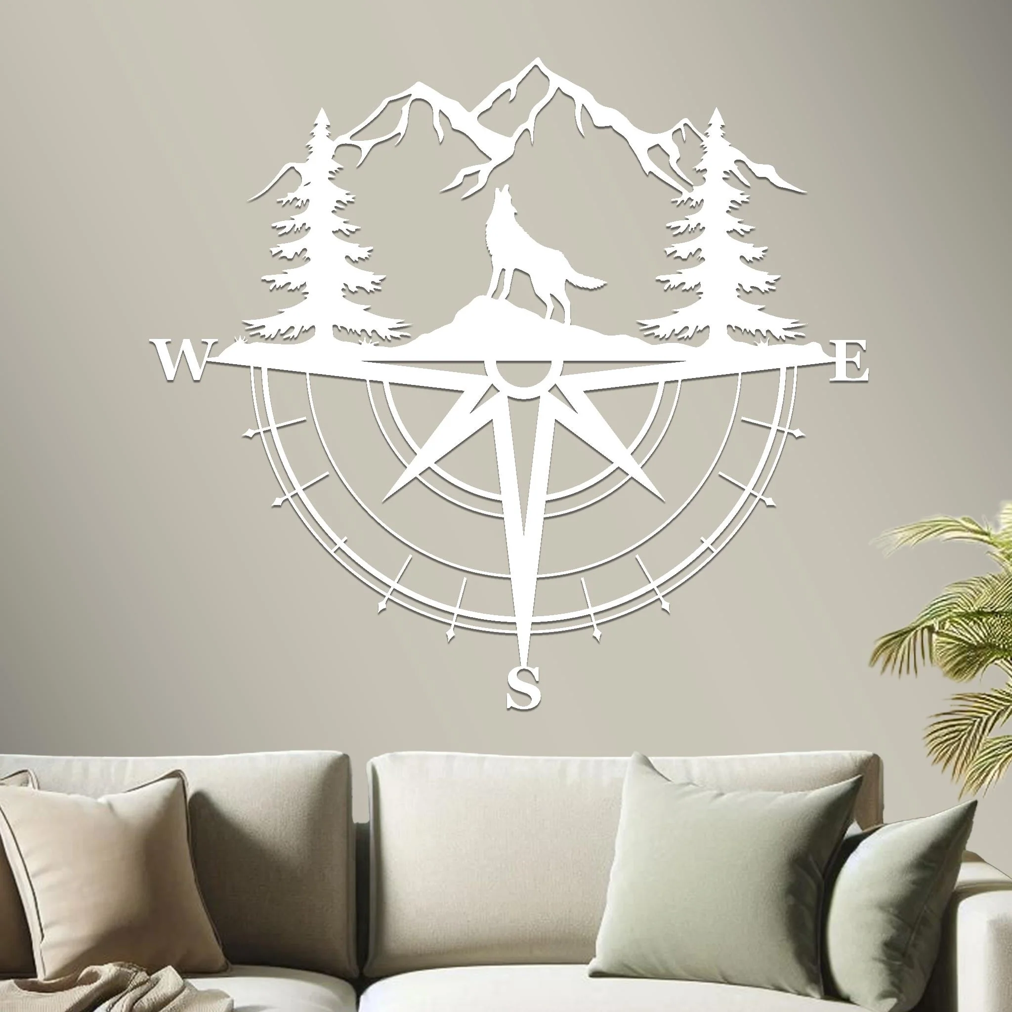 Wolf Compass Sign - Image 2