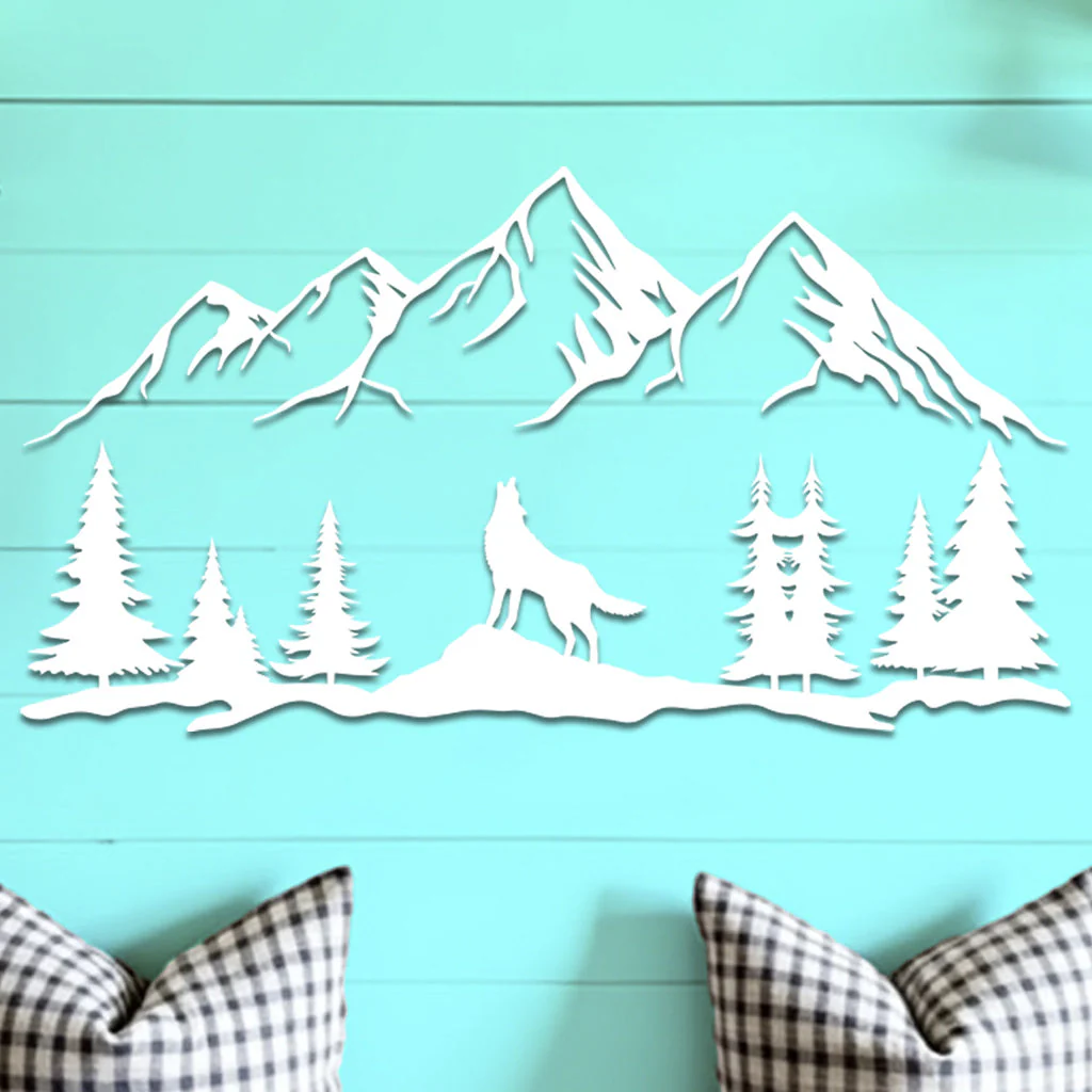 Wolf Landscape Sign - Image 2