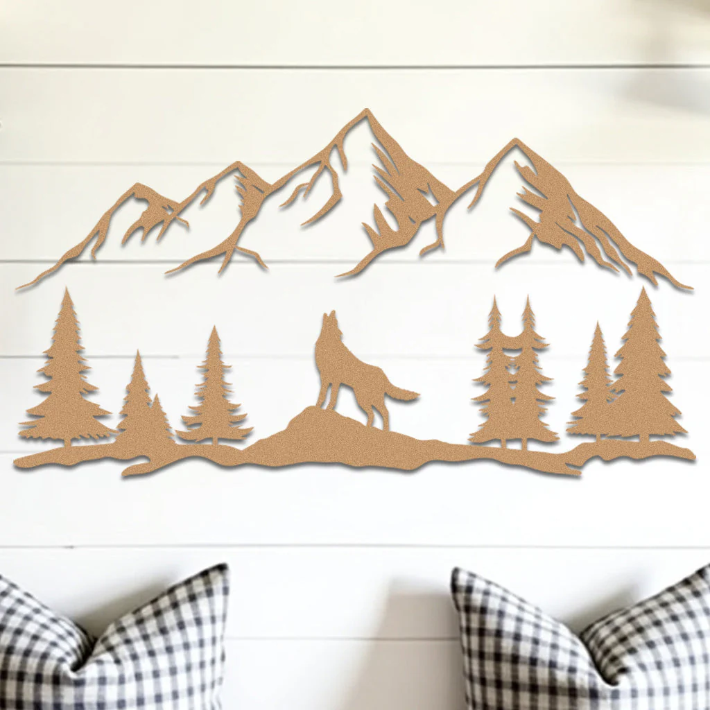 Wolf Landscape Sign - Image 3