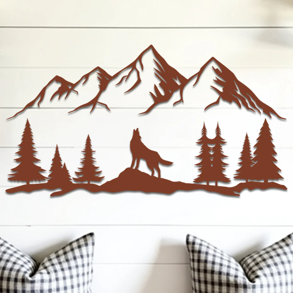 Wolf Landscape Sign - Image 4