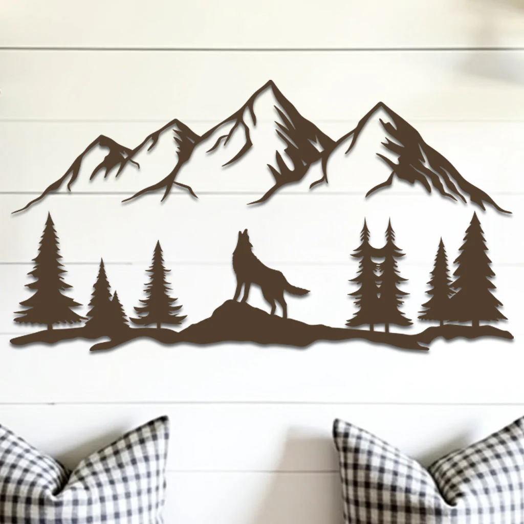 Wolf Landscape Sign - Image 5