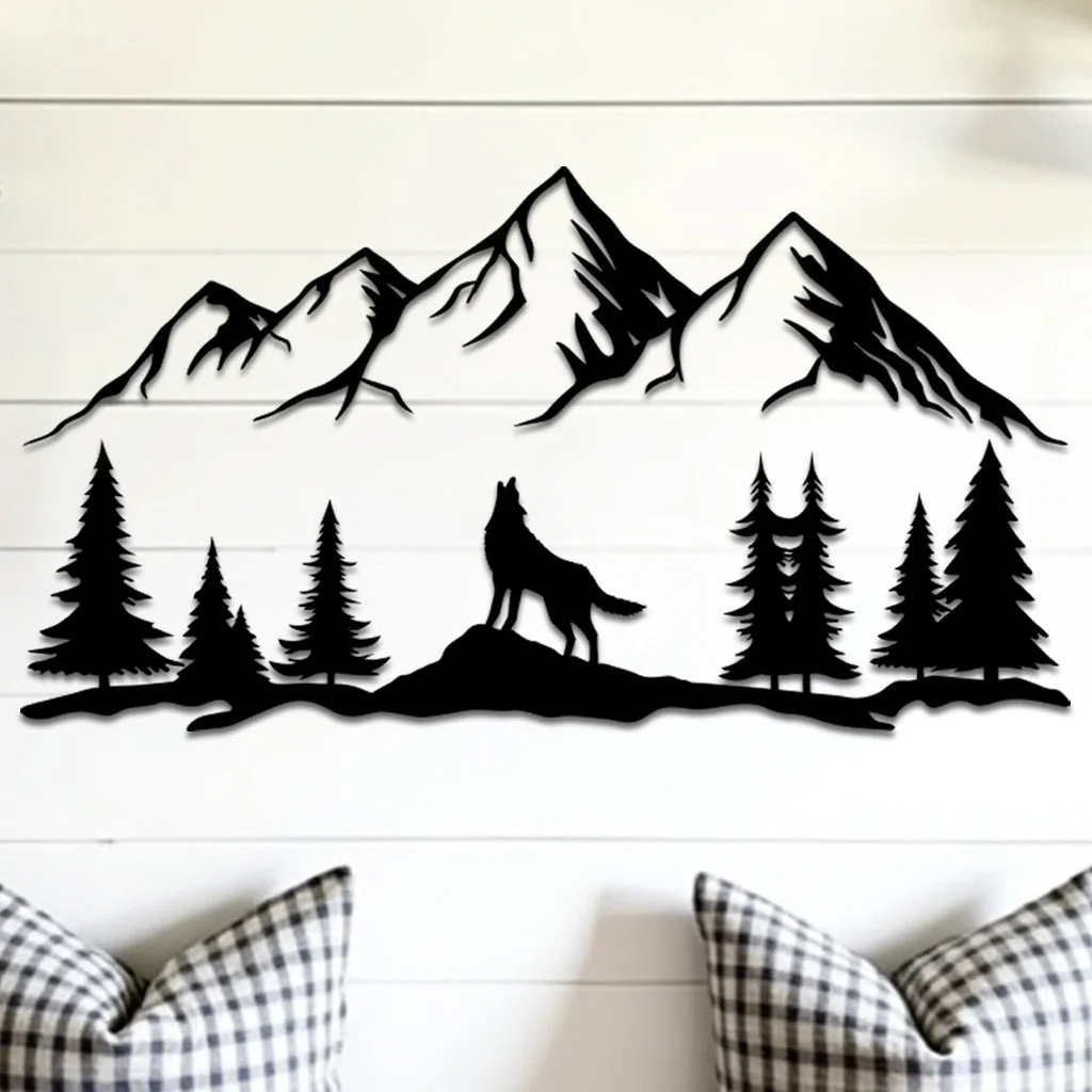 Wolf Landscape Sign - Image 6