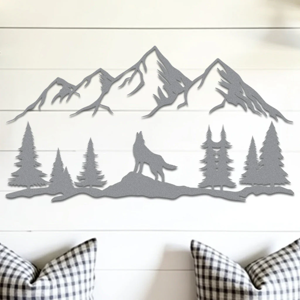 Wolf Landscape Sign - Image 7