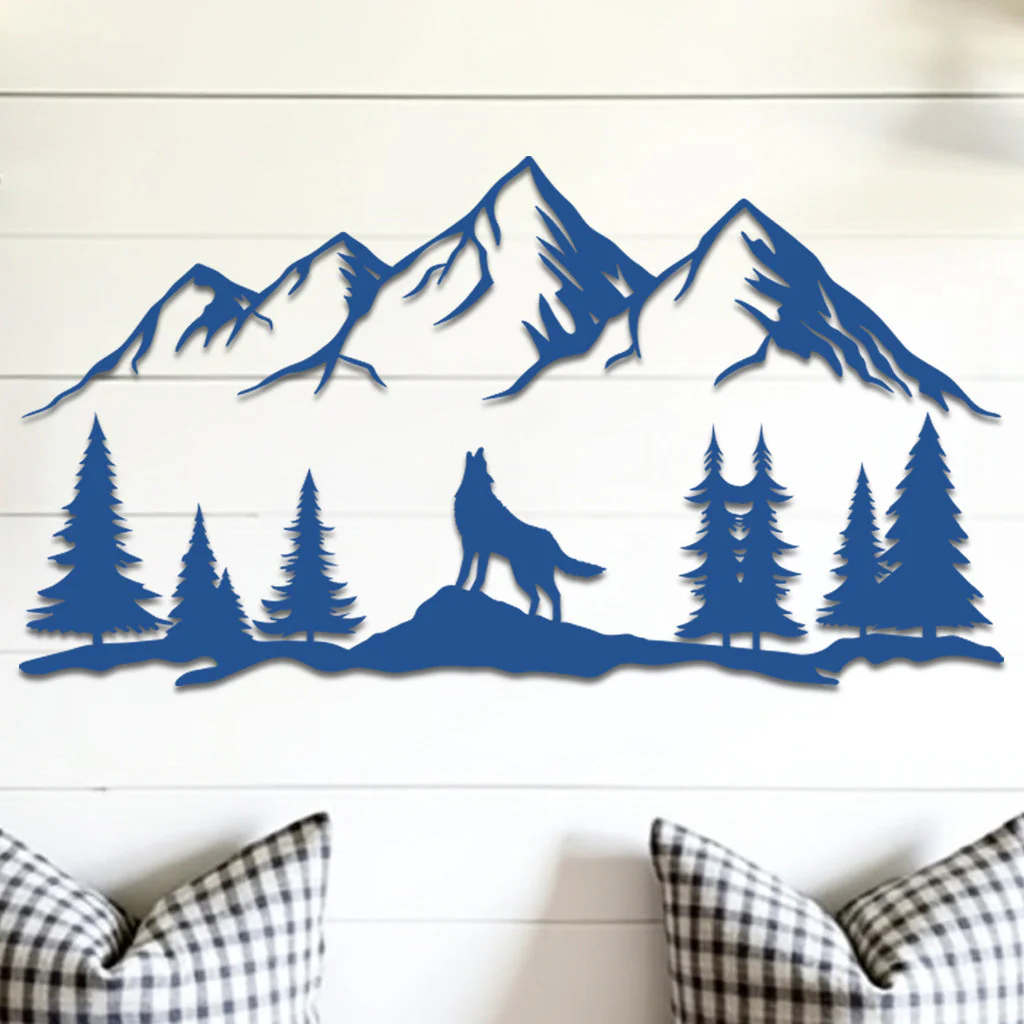 Wolf Landscape Sign - Image 8