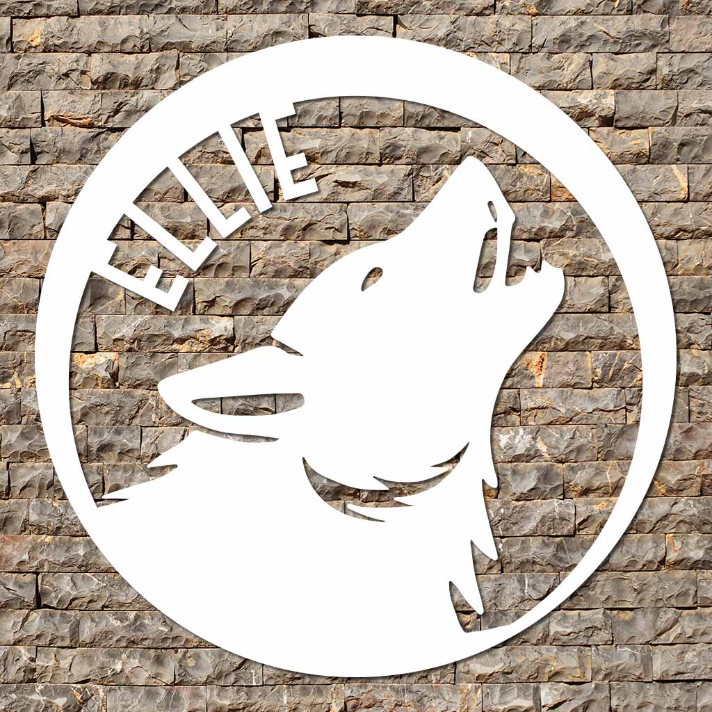 Wolf Name Sign - Image 2