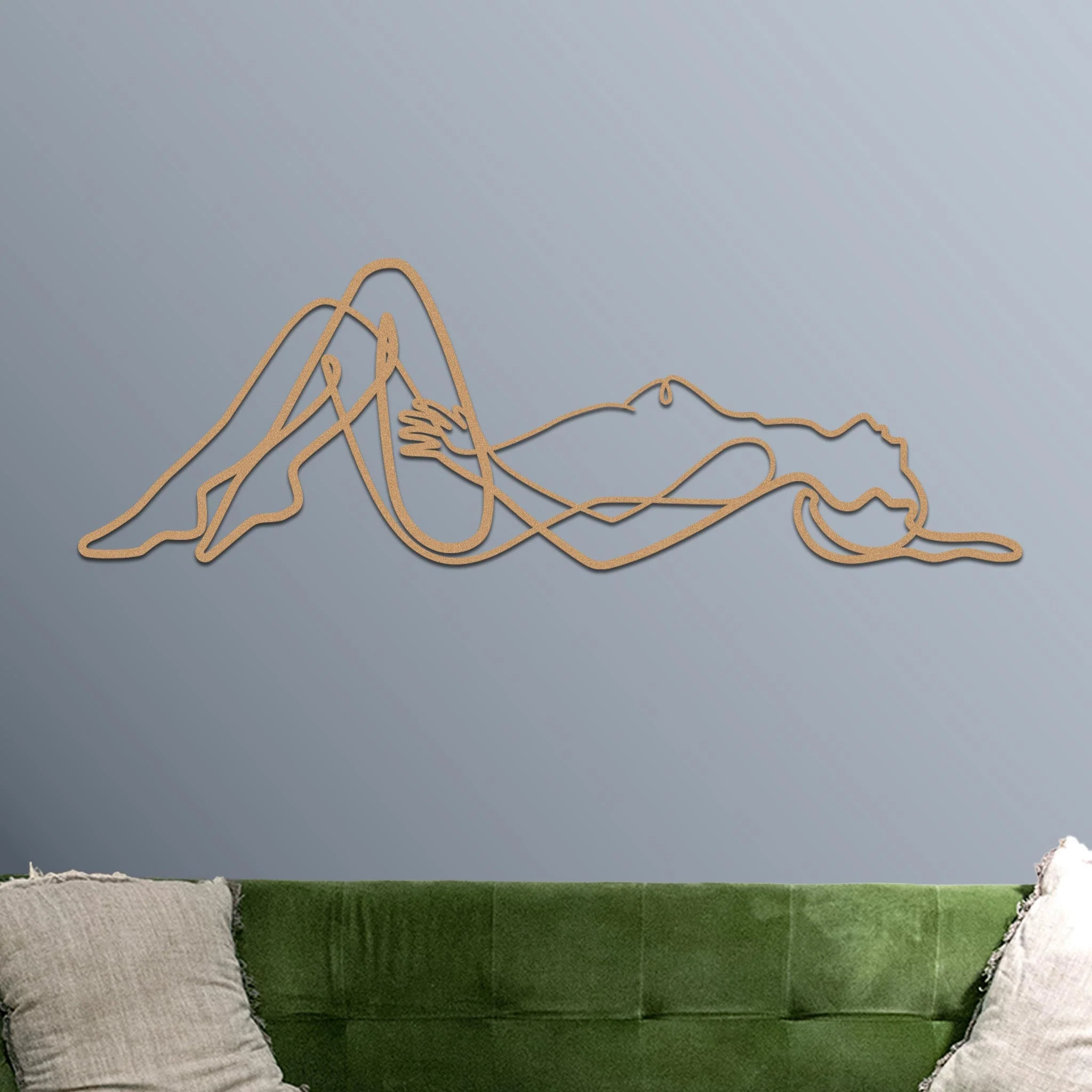 Woman Lying Down Sign - Image 4