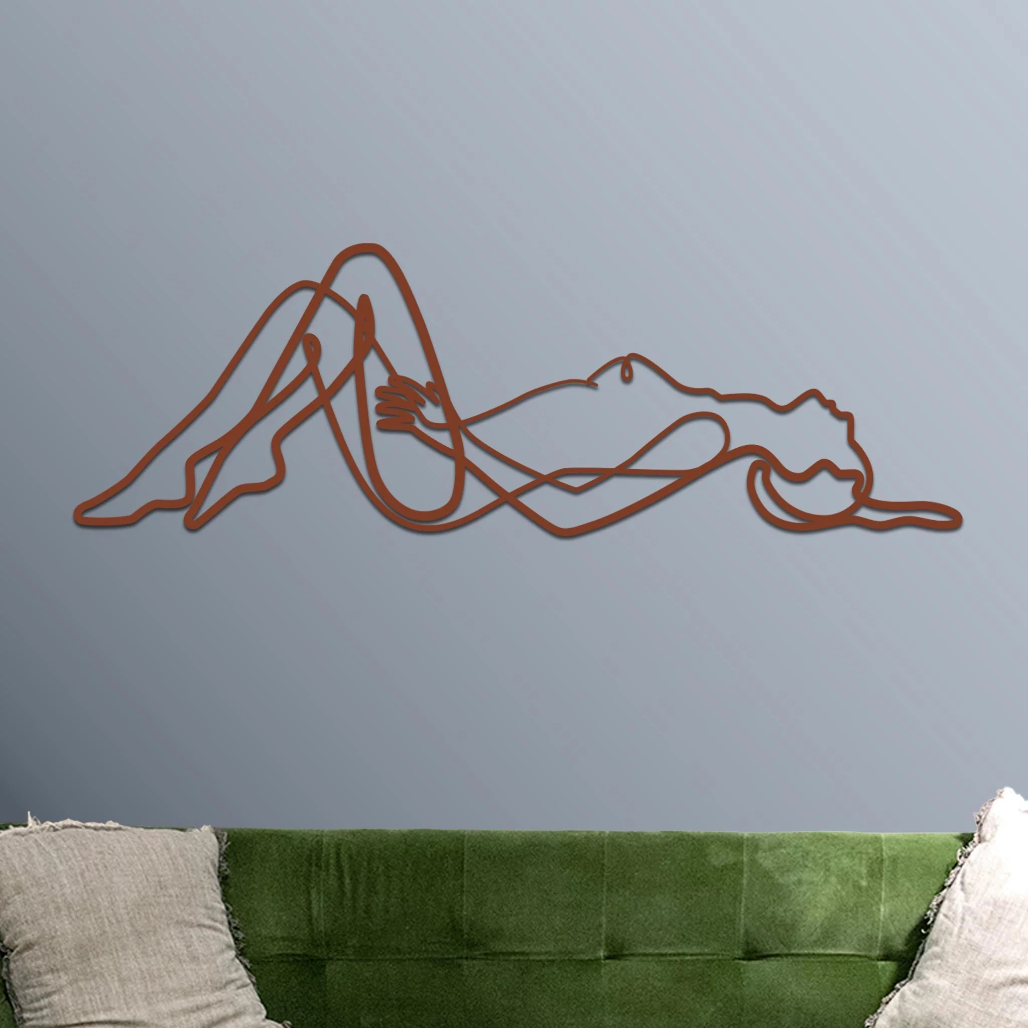 Woman Lying Down Sign - Image 5