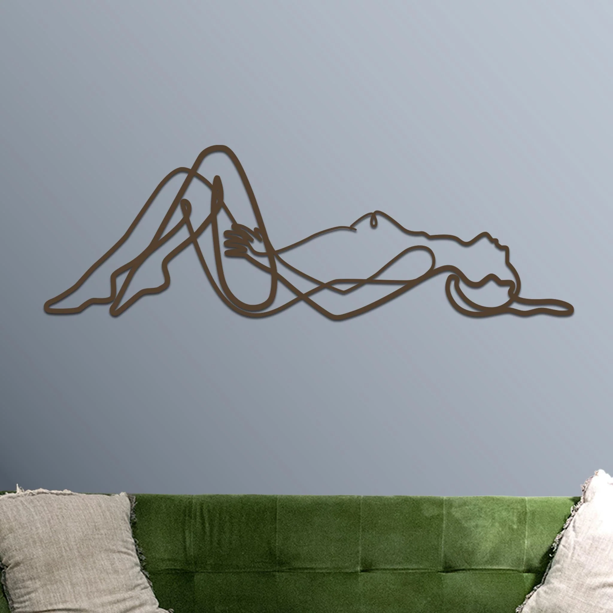 Woman Lying Down Sign - Image 6