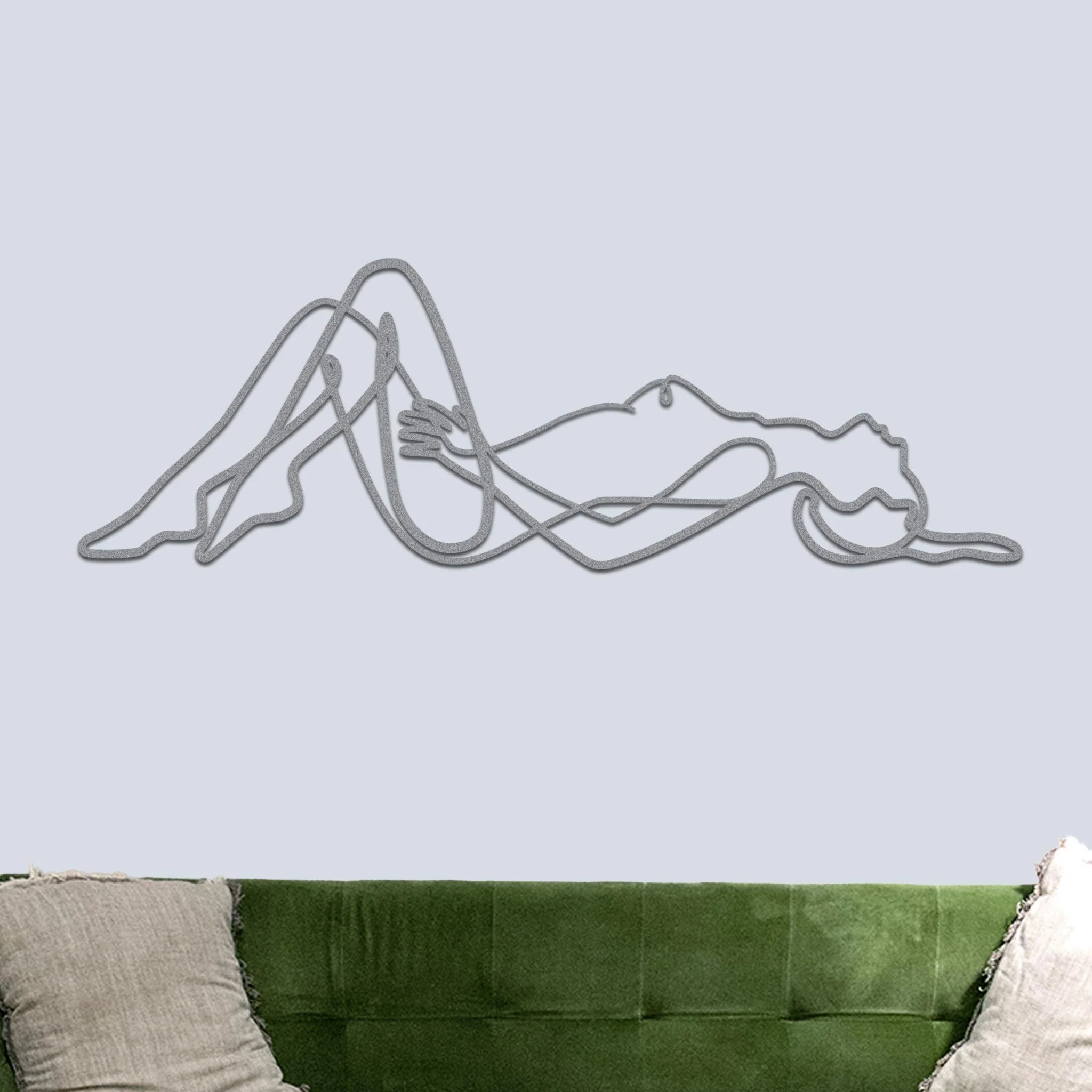Woman Lying Down Sign - Image 7