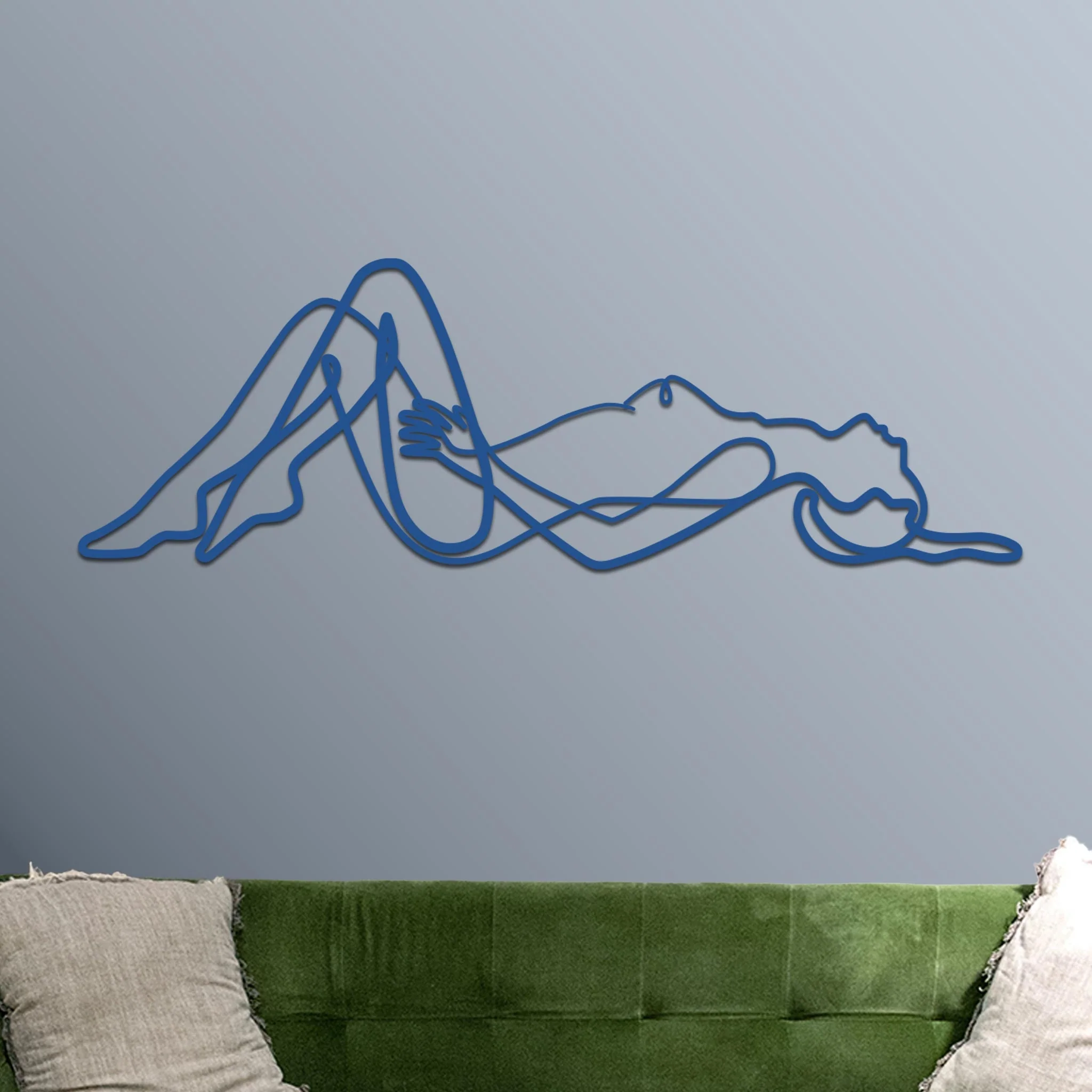 Woman Lying Down Sign - Image 8