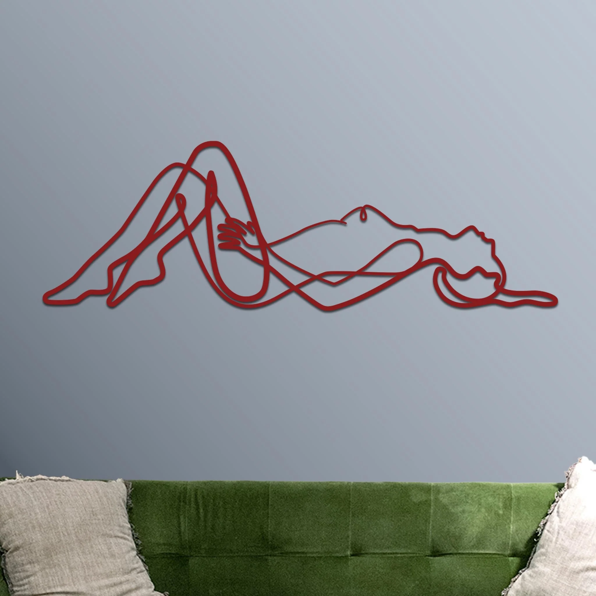 Woman Lying Down Sign - Image 9