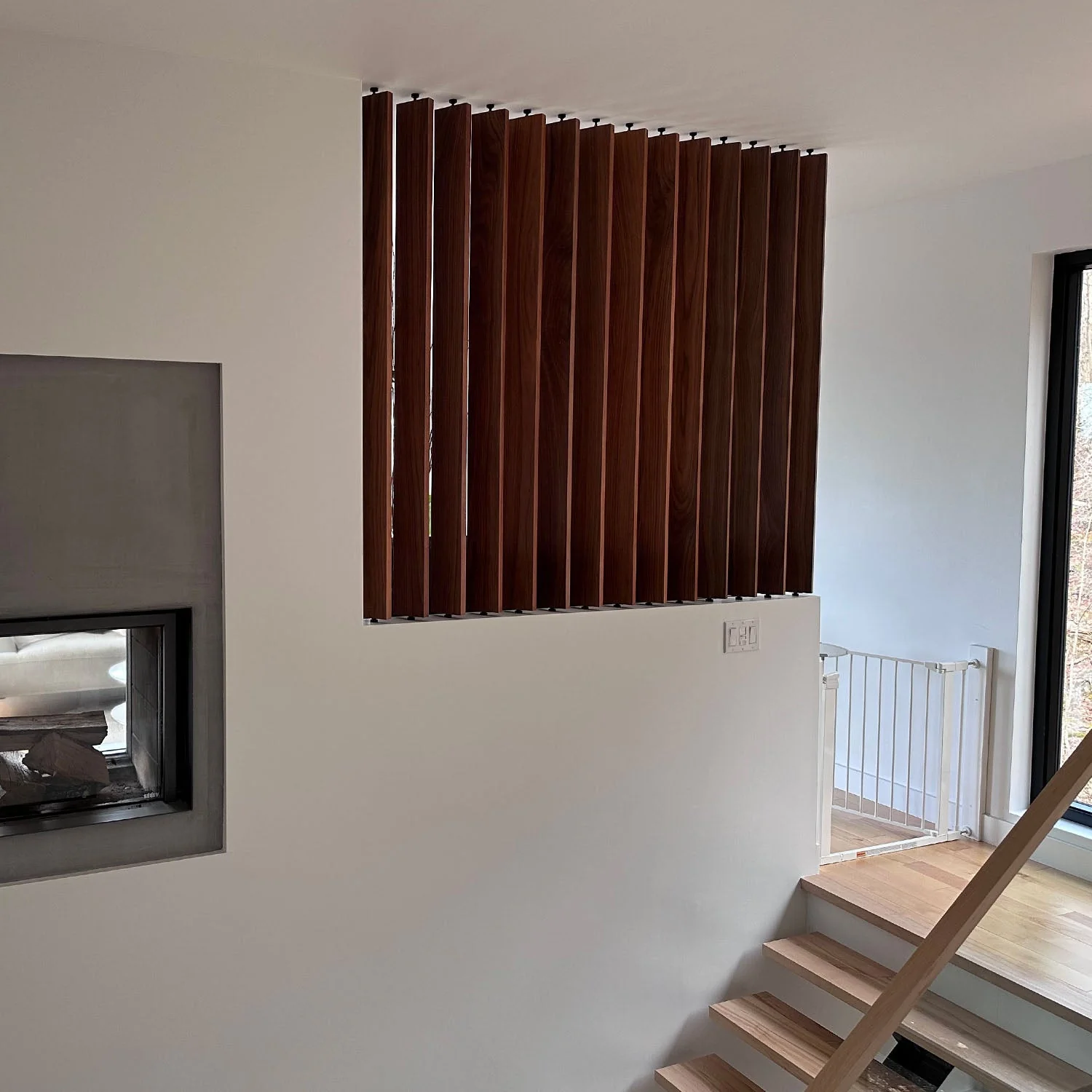 Wood Slat Room Divider - Image 10