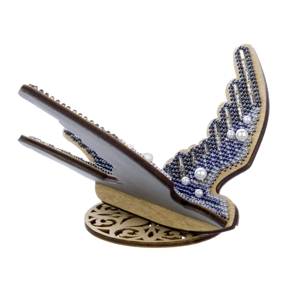 Wooden Bead Embroidery Kit ‚Äì ‚ÄúSwallow‚Äù FLK-583 - Image 7