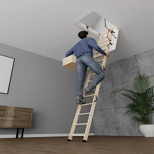 Wooden Insulated Ladder - Up to 10ft 8in - 47in x 21.5in - Image 5