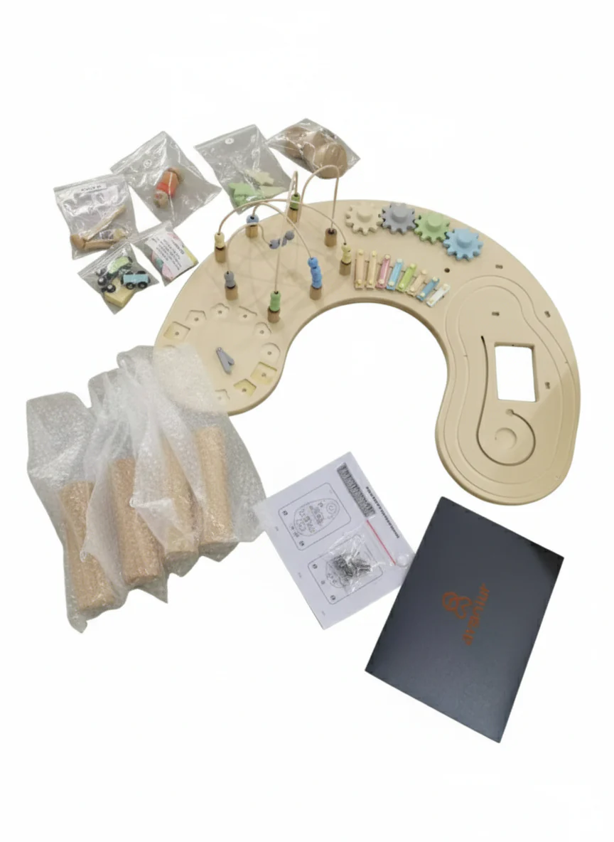 Wooden Multi-Activity Sensory Play Table - Image 9