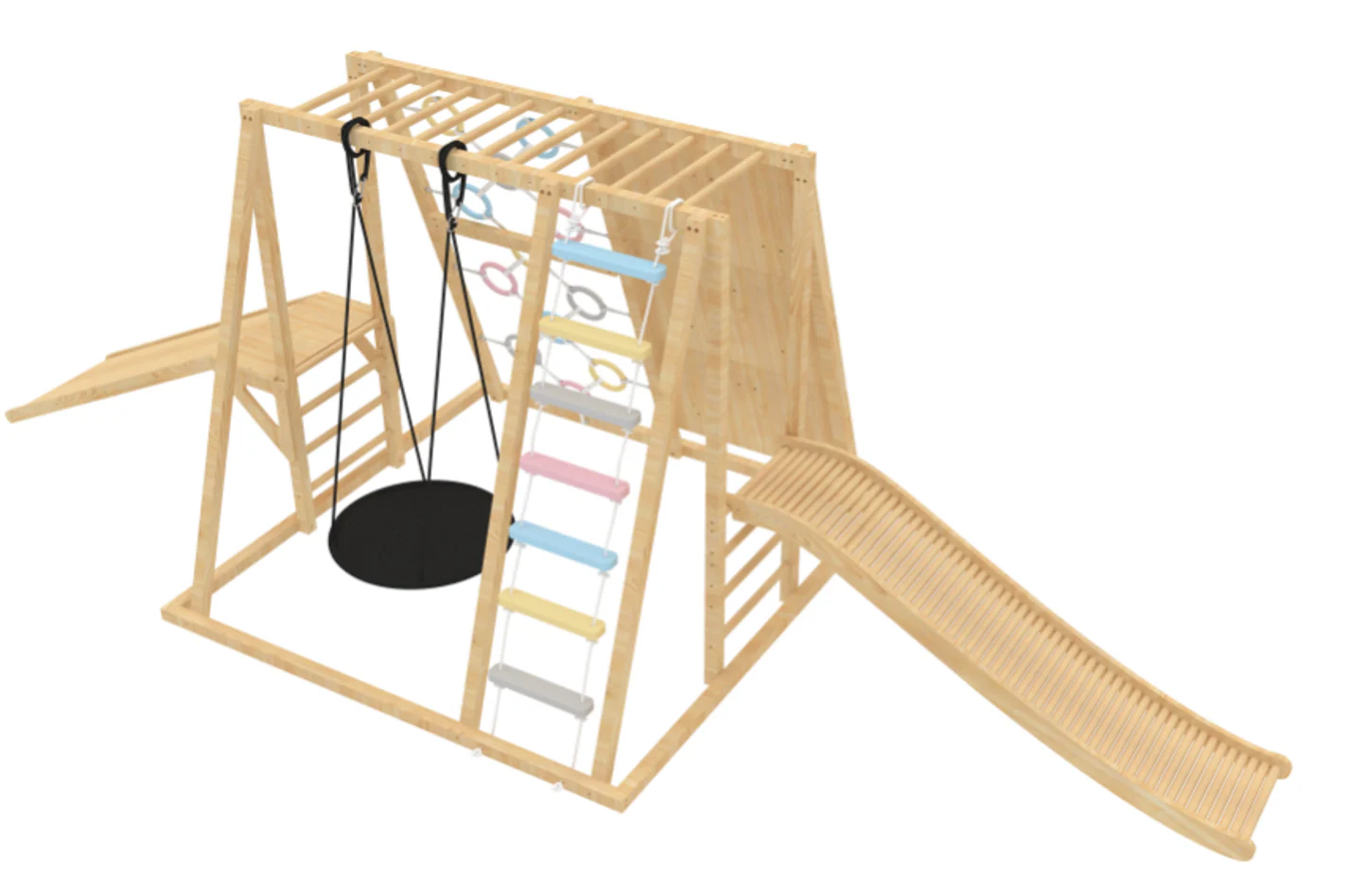 Wooden Roller Slide - Add on (Climber Not Included) - Image 4