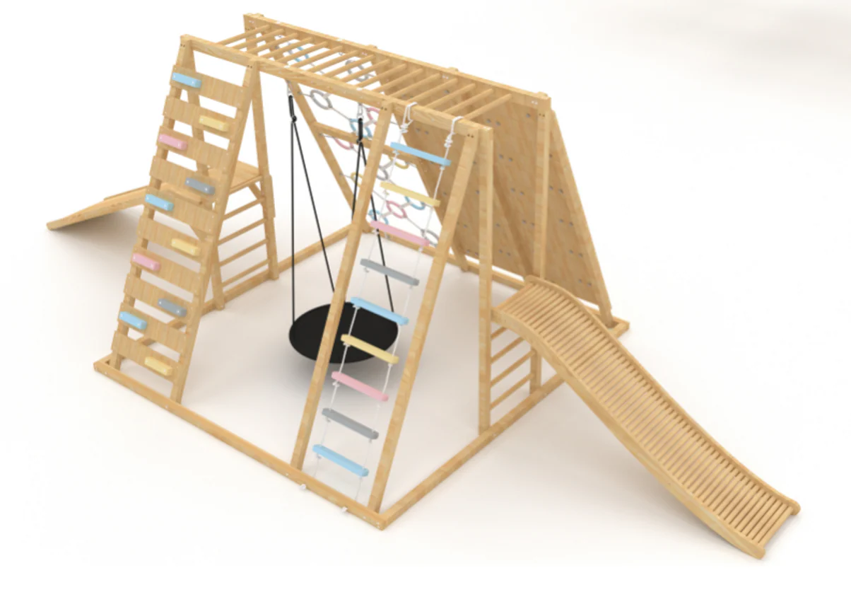 Wooden Roller Slide - Add on (Climber Not Included) - Image 5