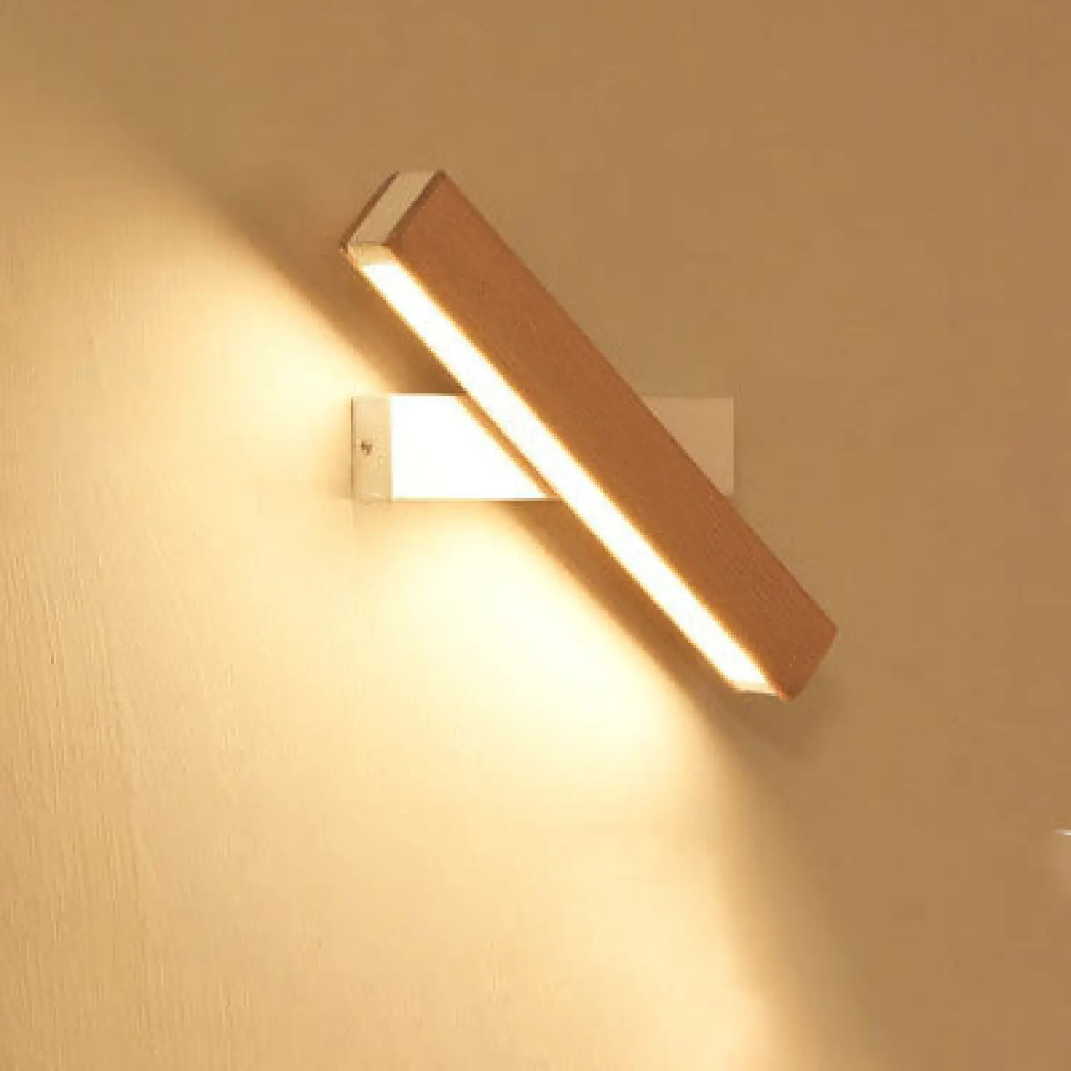 Wooden Wall Light with Modern LED Design for Living Room - Image 9