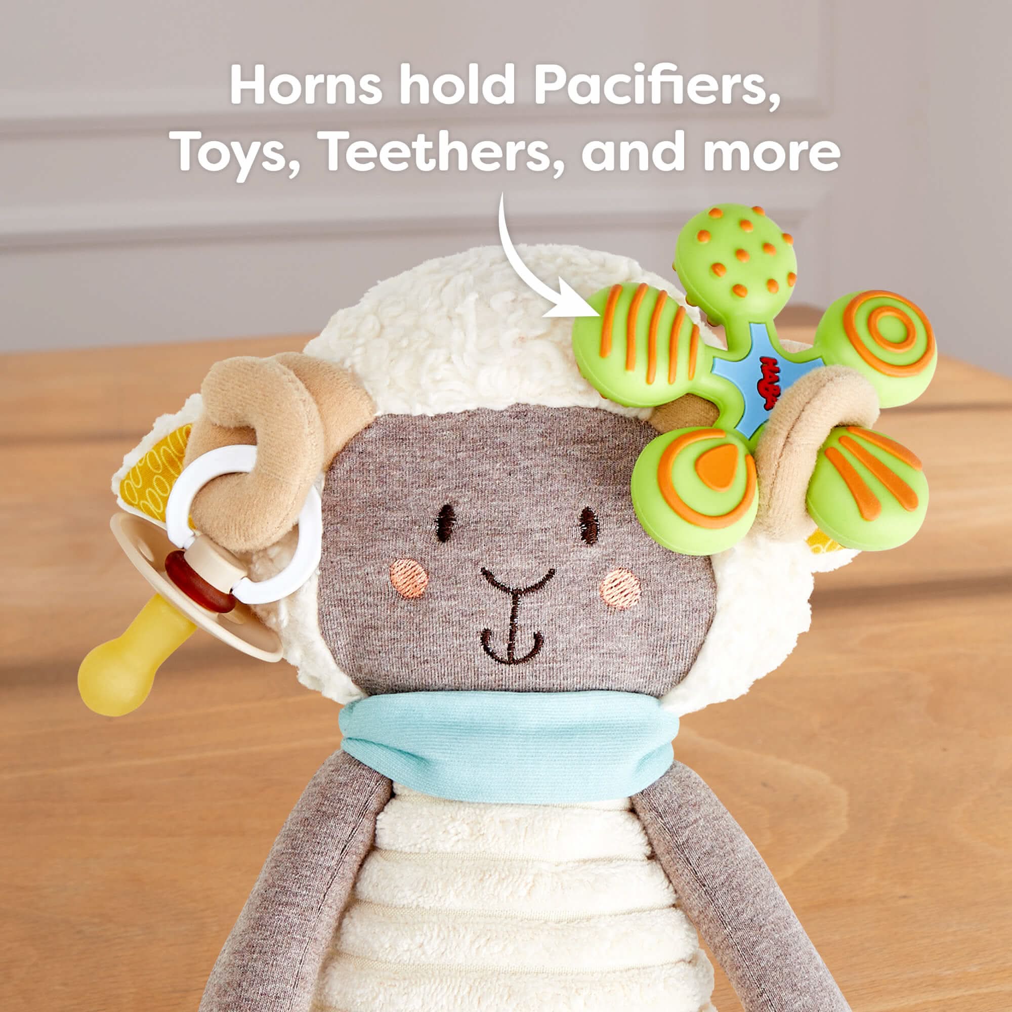 Woolbert the Ram Cuddly Baby Sensory Toy - Image 3