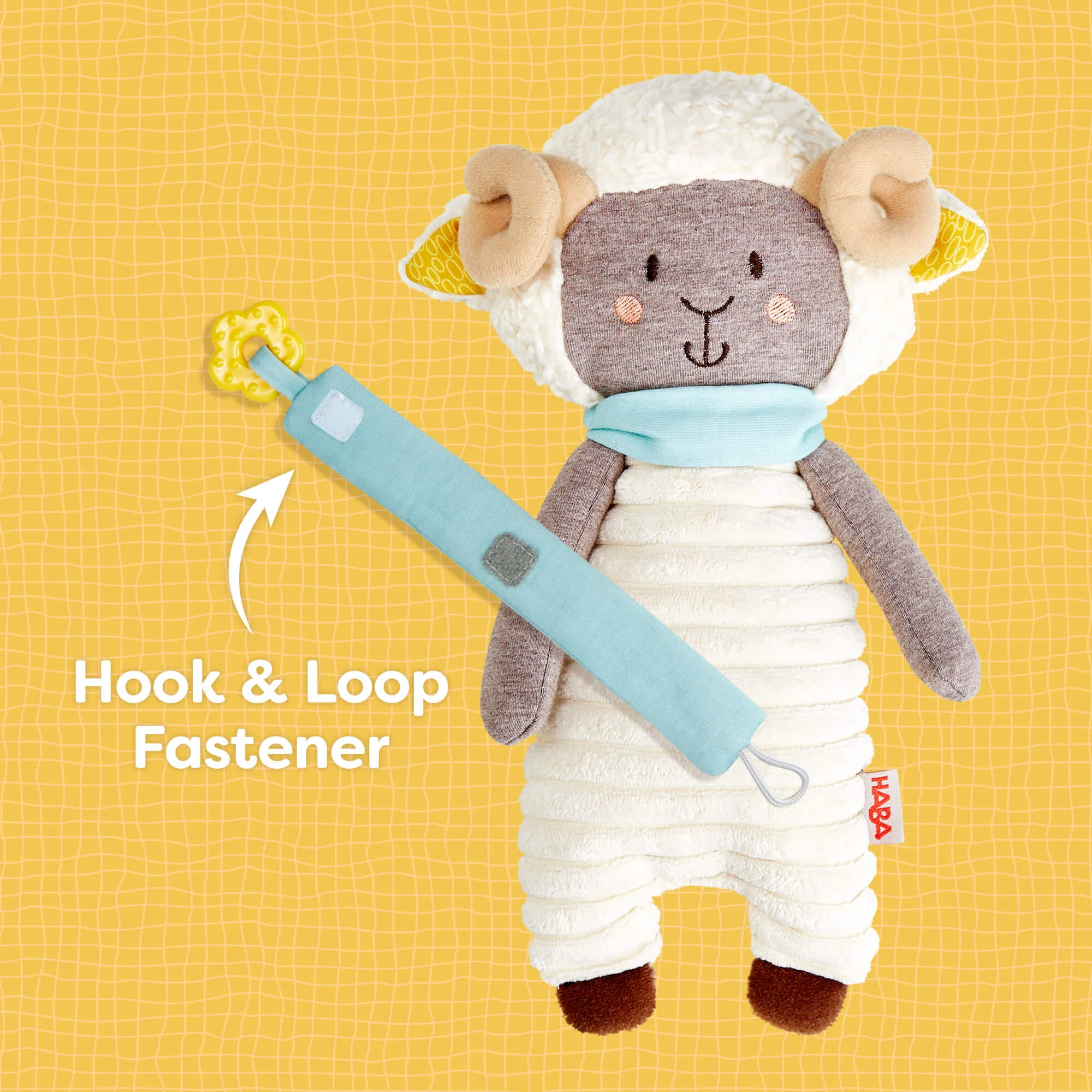 Woolbert the Ram Cuddly Baby Sensory Toy - Image 6