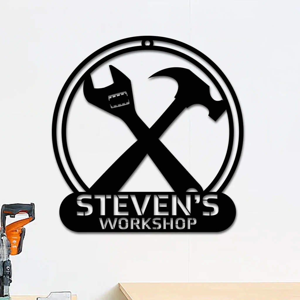 Workshop Tools Sign w Name - Image 3