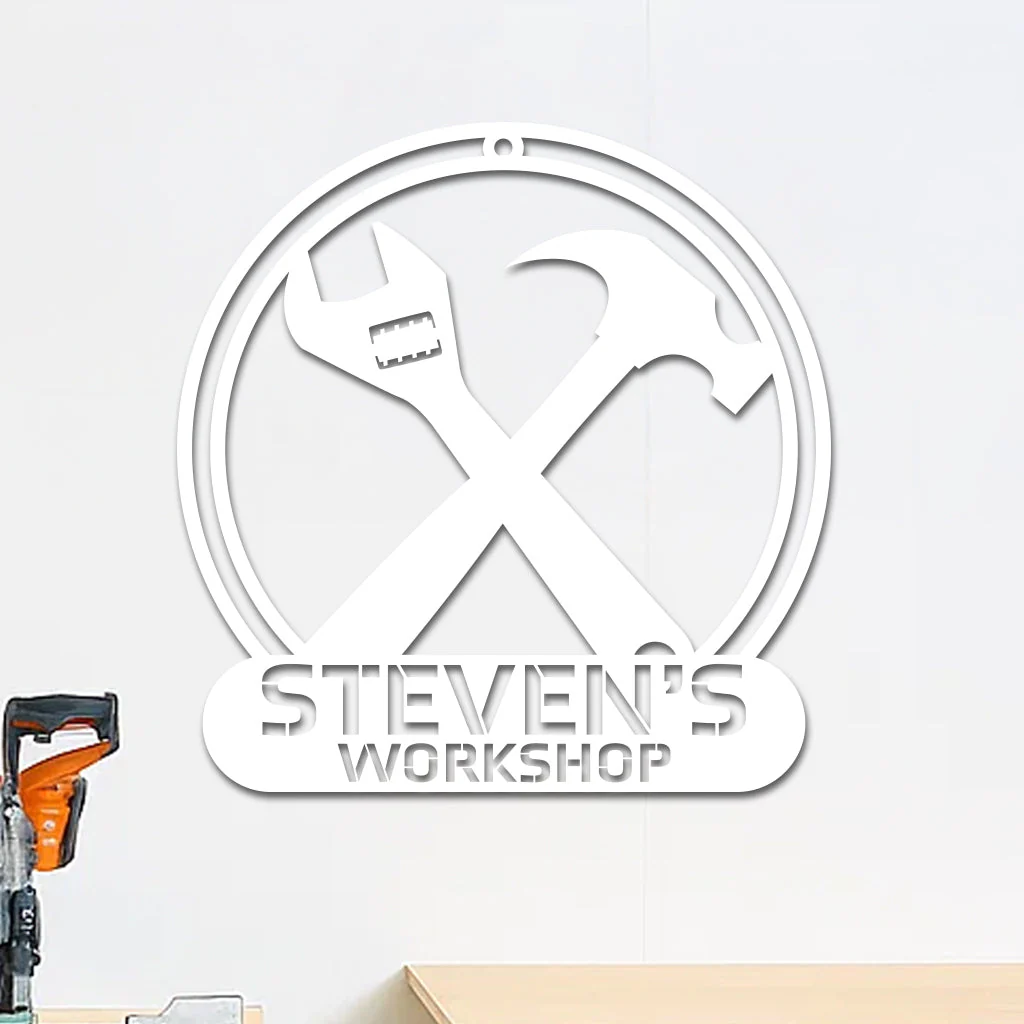 Workshop Tools Sign w Name - Image 4