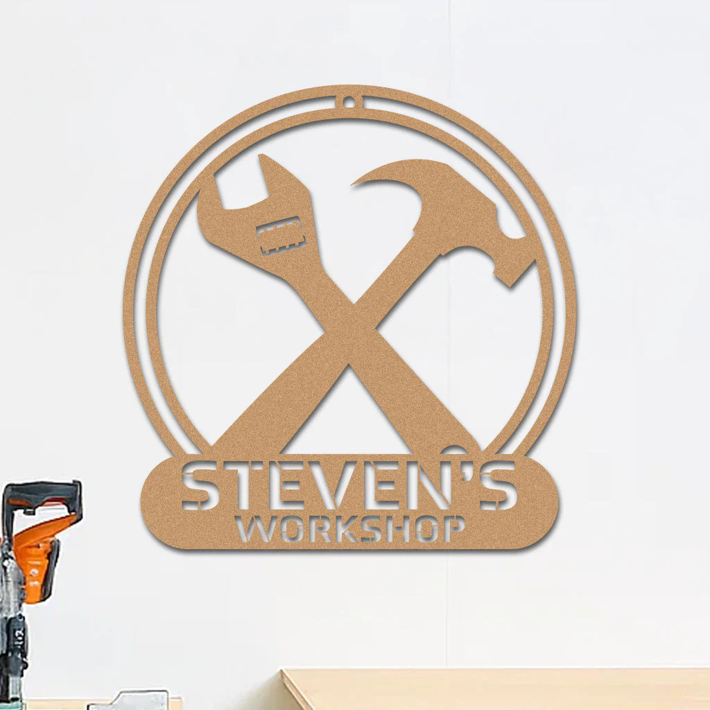 Workshop Tools Sign w Name - Image 5