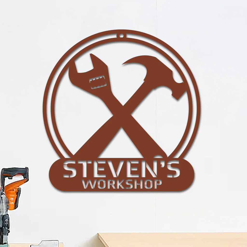 Workshop Tools Sign w Name - Image 8