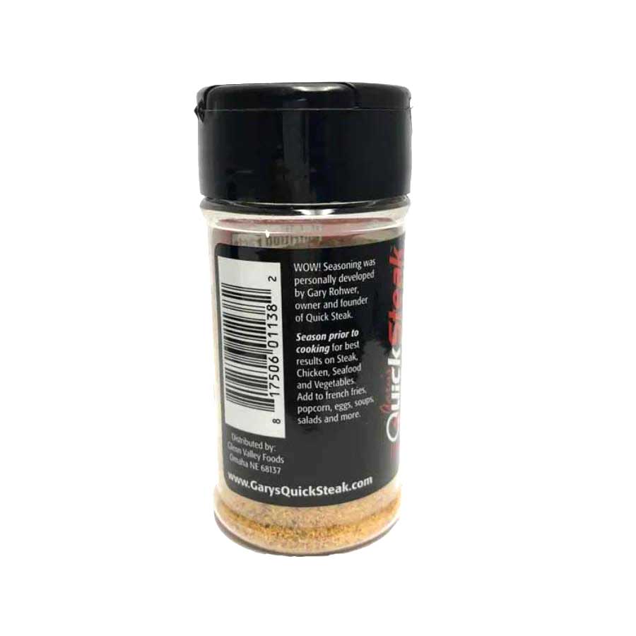 Wow! Seasoning | Pack of 6 | 3.5 oz | Gluten Free | Gary's QuickSteak - Image 5