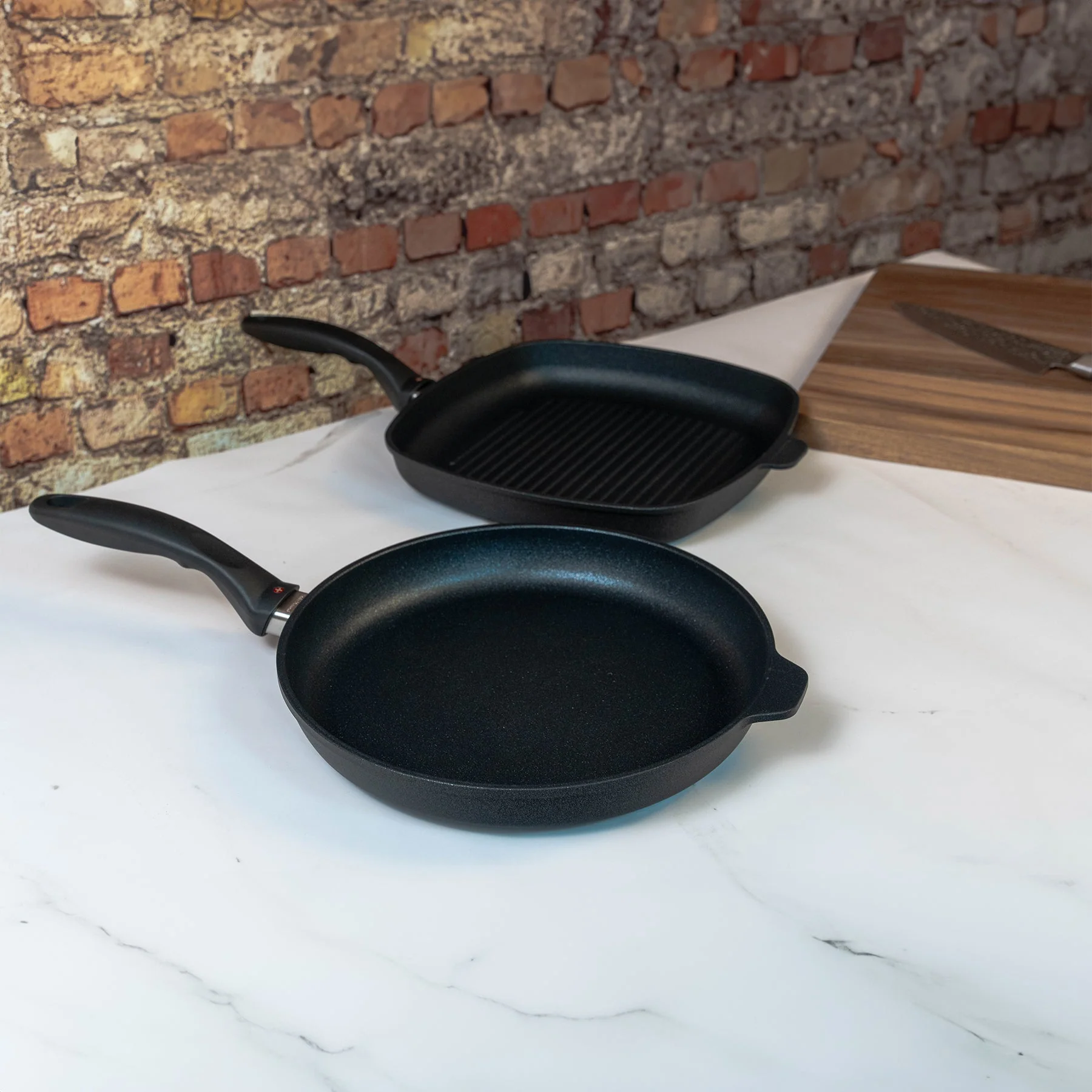 XD Nonstick 2-Piece Set - Fry Pan & Grill Pan - Image 3