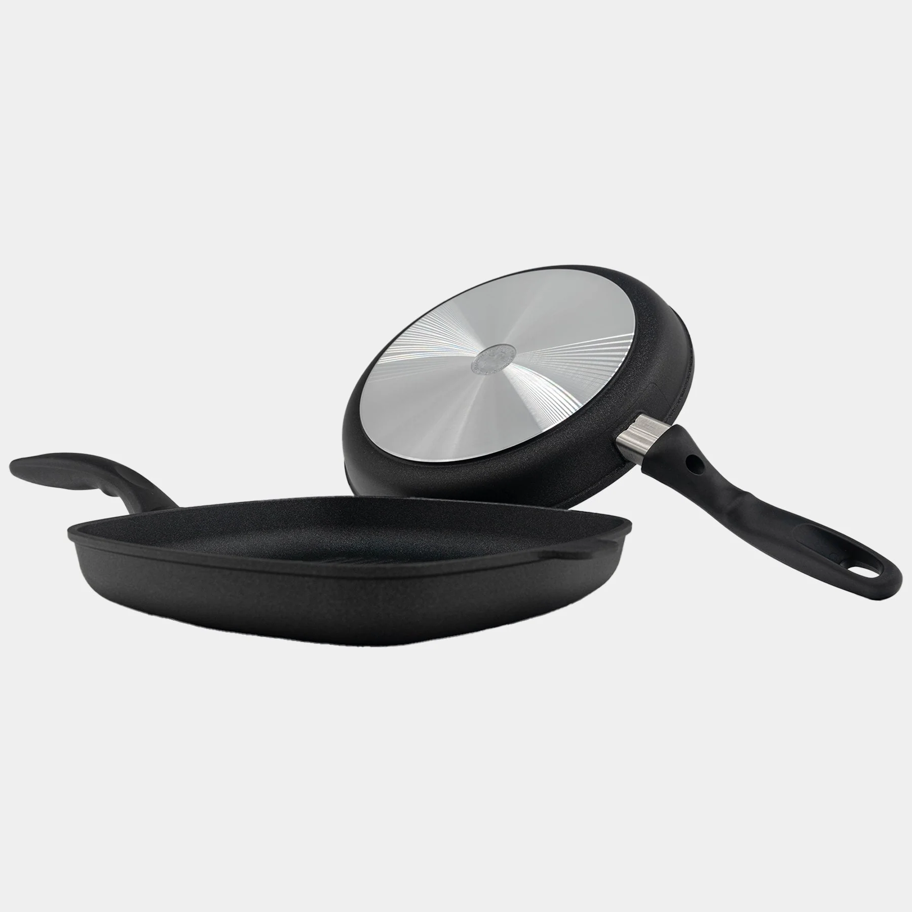 XD Nonstick 2-Piece Set - Fry Pan & Grill Pan - Image 4