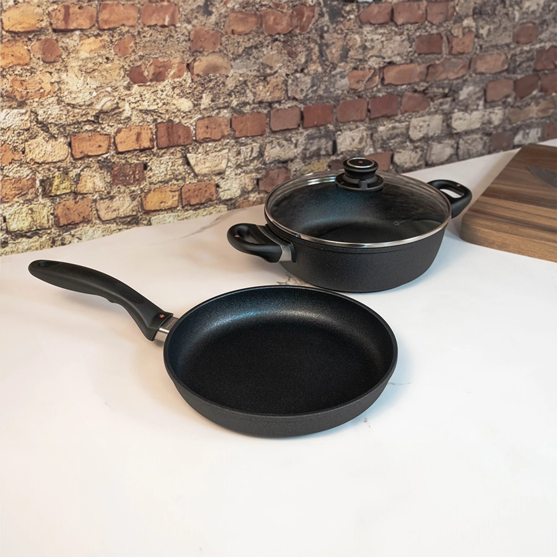 XD Nonstick 3-Piece Set - Fry Pan & Casserole - Image 2