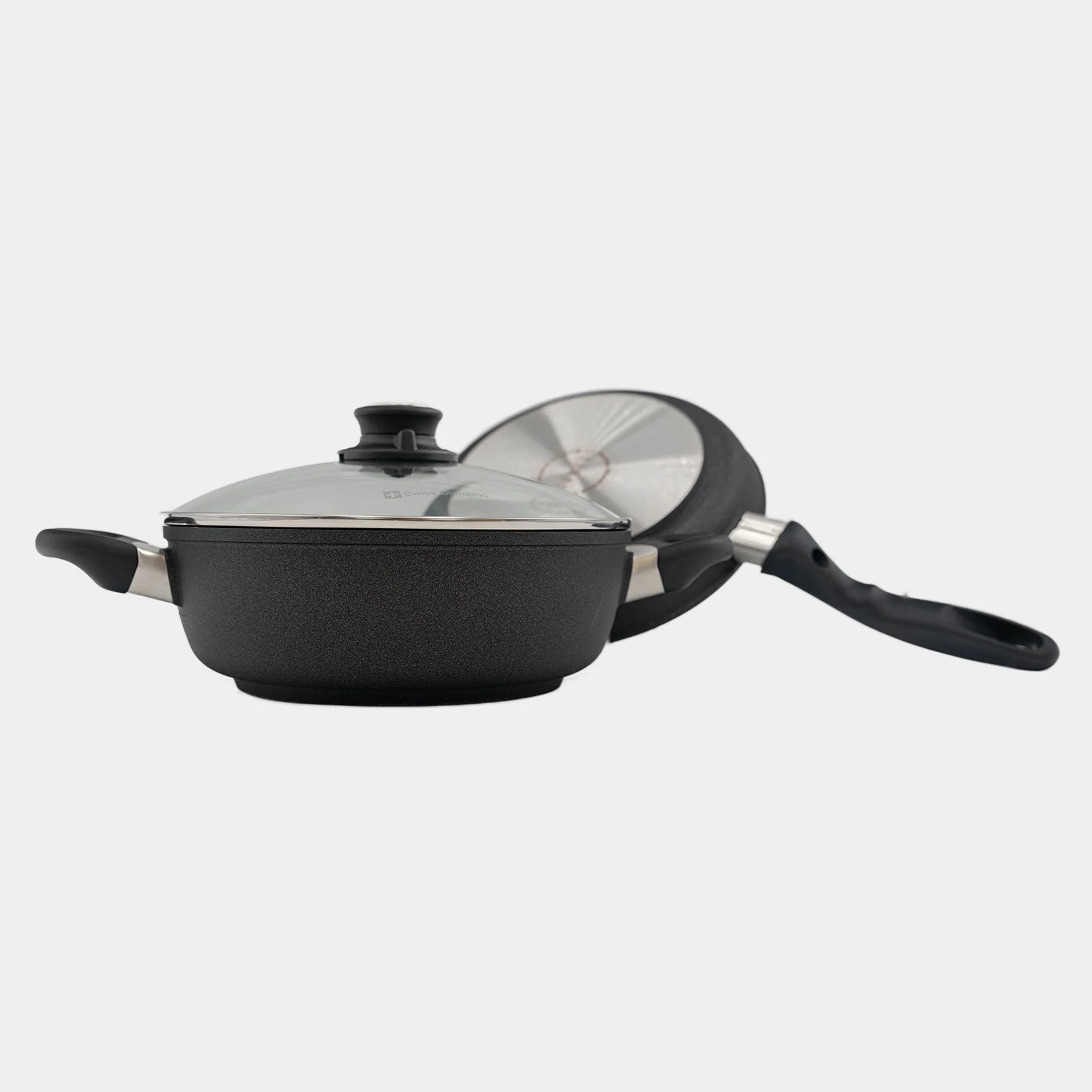 XD Nonstick 3-Piece Set - Fry Pan & Casserole - Induction - Image 4