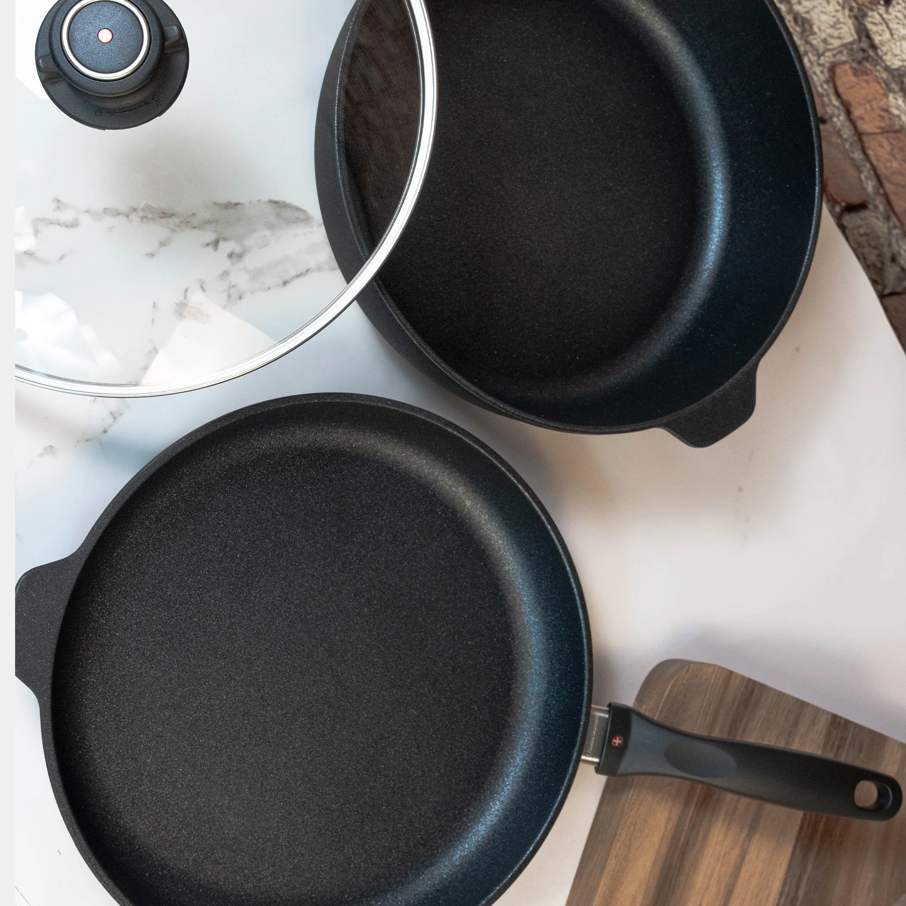 XD Nonstick 3-Piece Set - Fry Pan & Saute Pan - Image 2