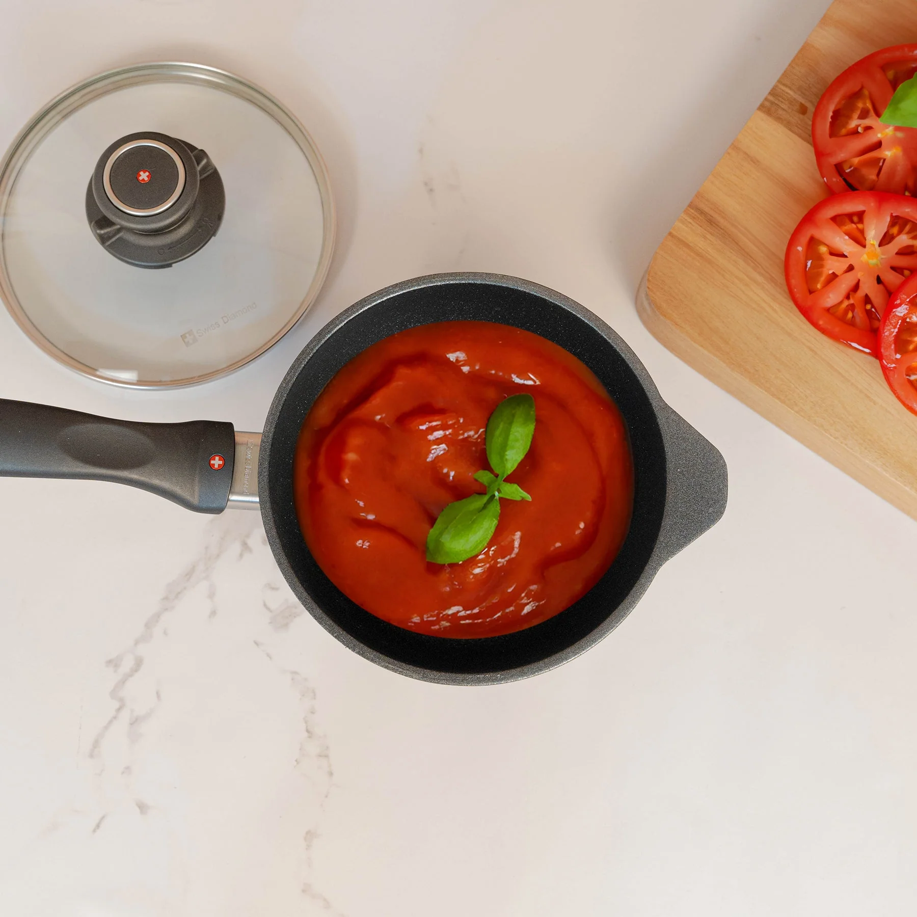 XD Nonstick Saucepan with Glass Lid - Image 2