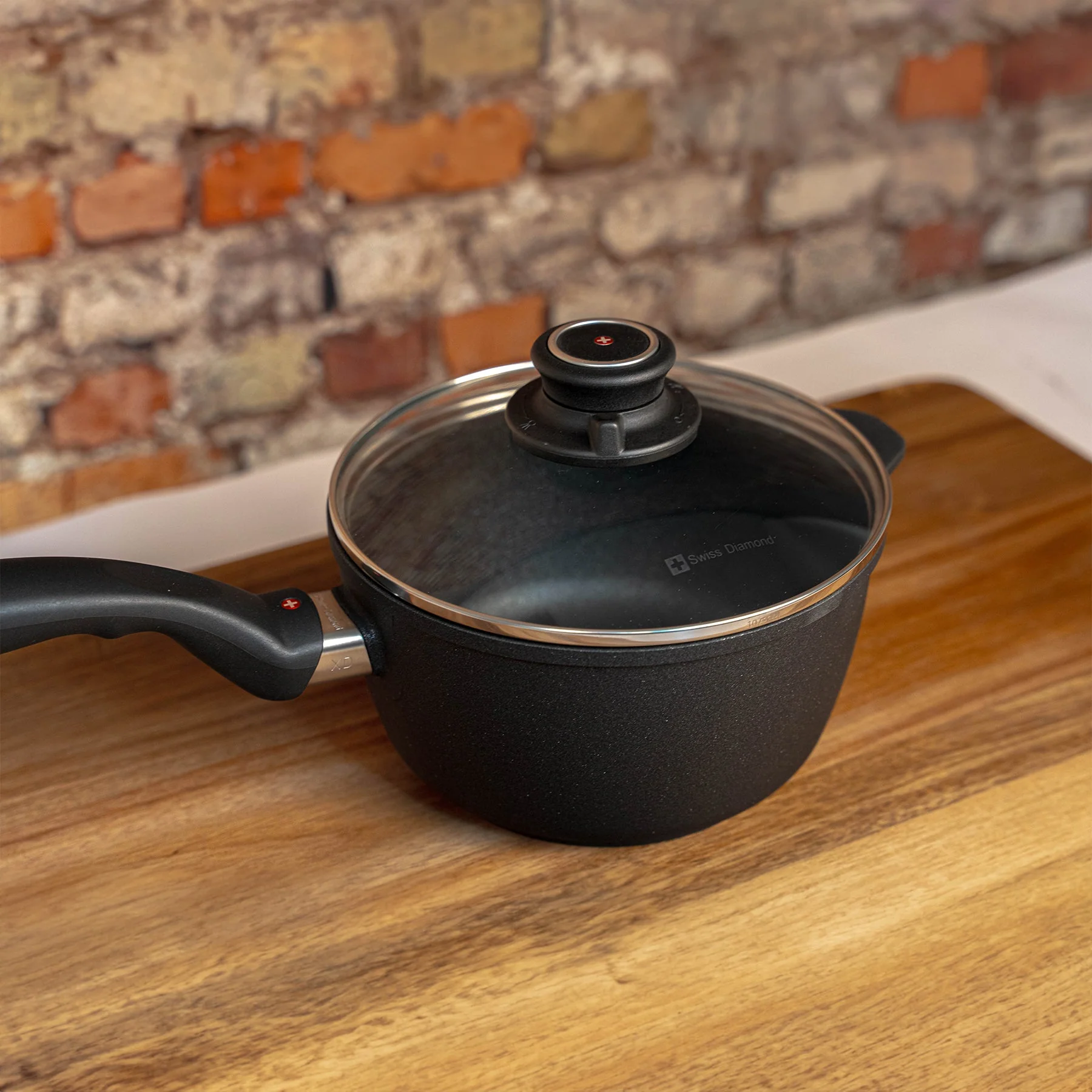 XD Nonstick Saucepan with Glass Lid - Induction - Image 2
