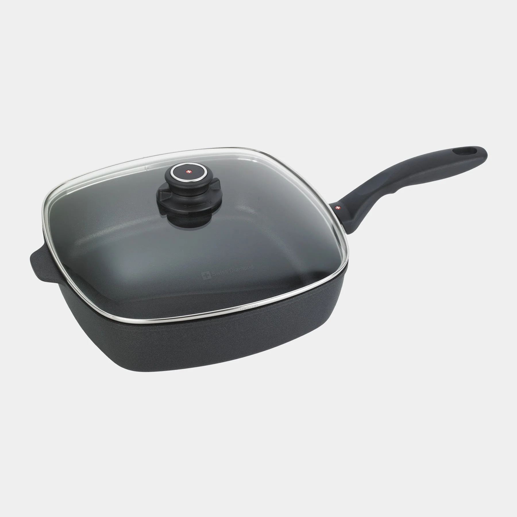 XD Nonstick Square Saute Pan with Glass Lid - Image 3