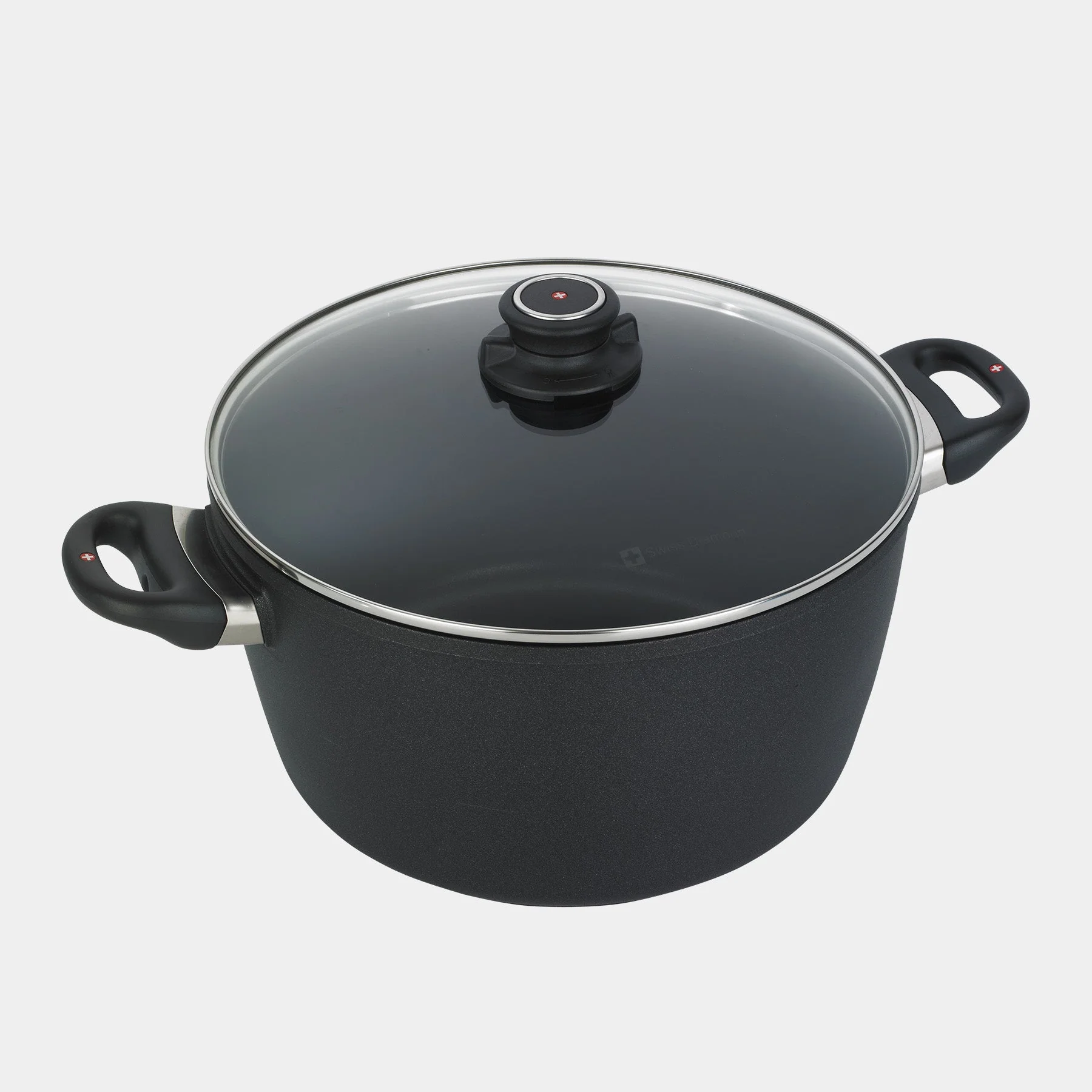 XD Nonstick Stock Pot with Glass Lid - Induction - Image 3