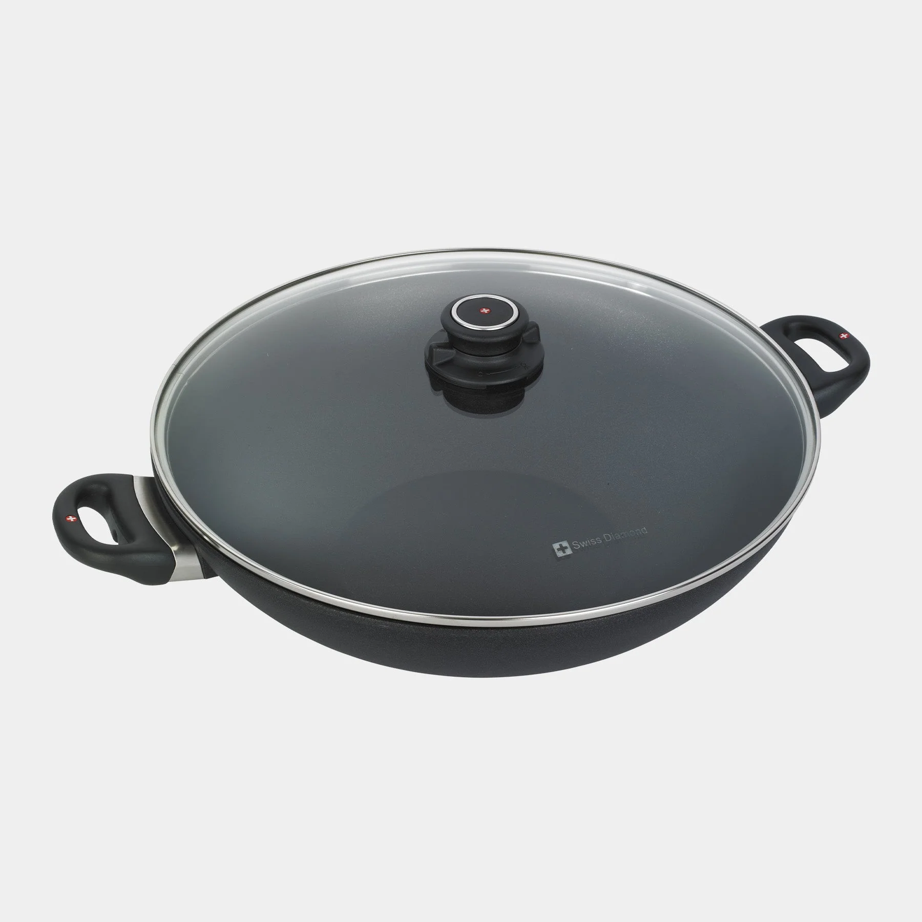 XD Nonstick Wok with Glass Lid - Induction - Image 6