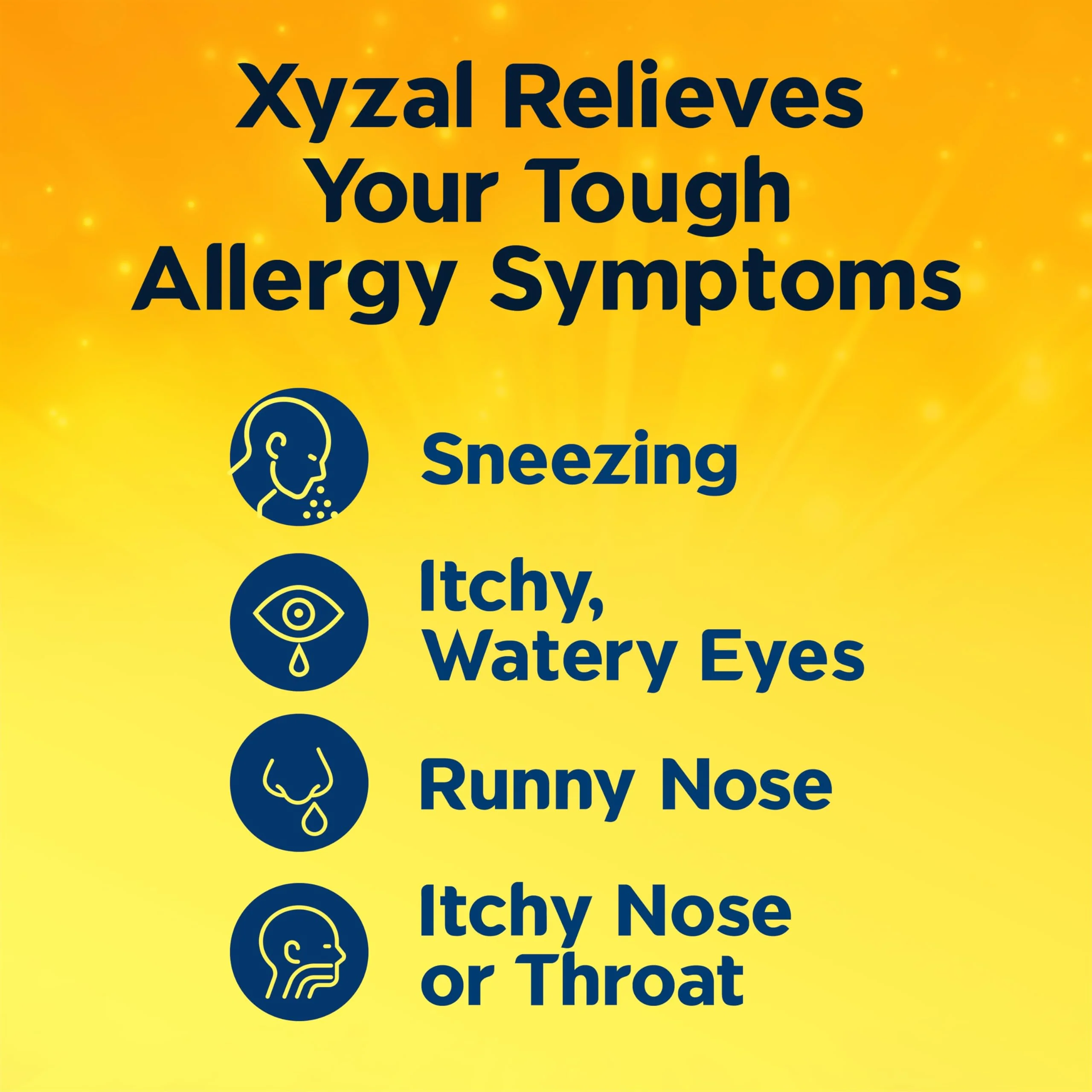 Xyzal 24 Hour Allergy Relief Medicine, Original Prescription Strength Antihistamine, Levocetirizine Dihydrochloride Tablets, 5 mg, 35 Count - Image 9