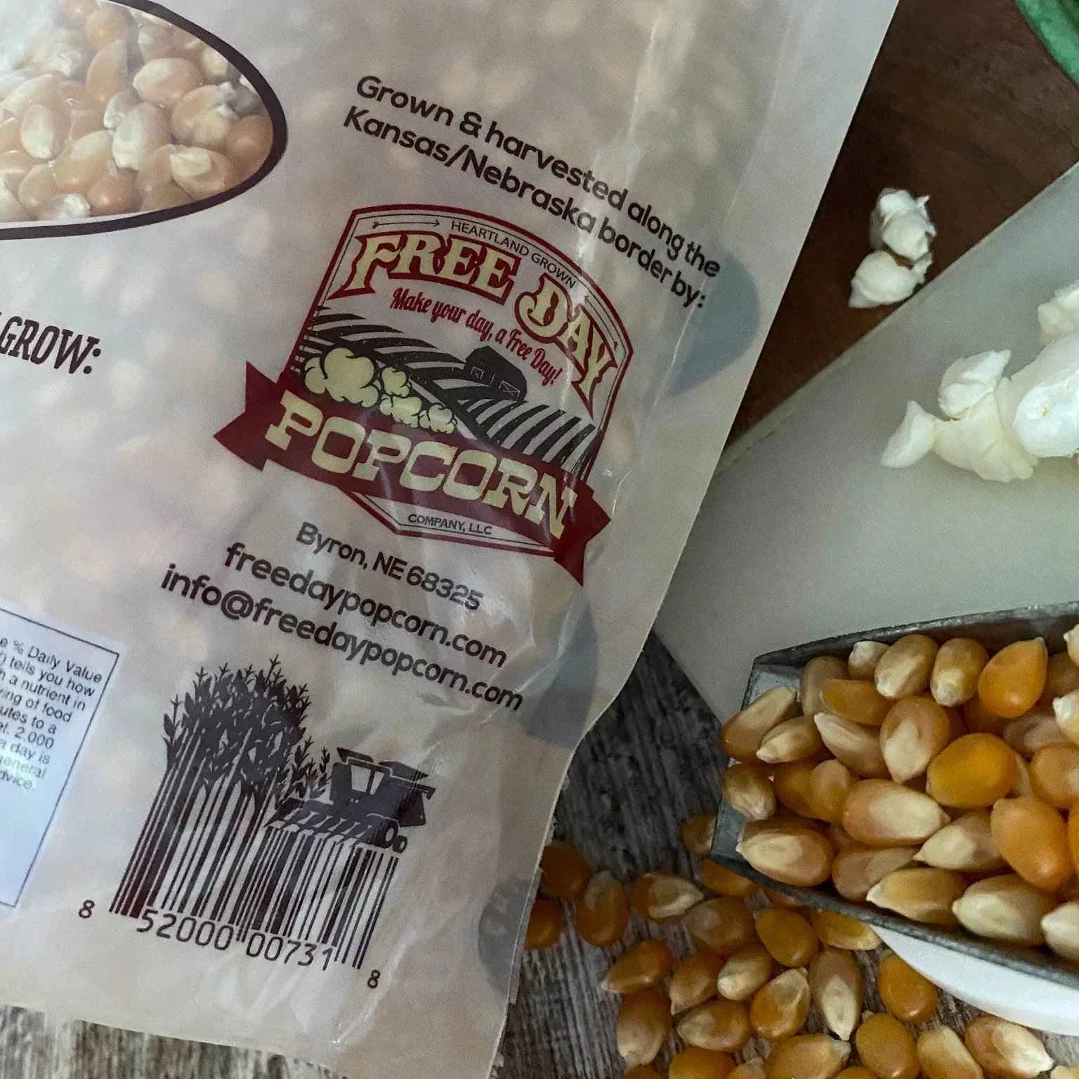 Yellow Butterfly Un-Popped Popcorn | Pack of 2 | 3 lb | Non-GMO | Free Day Popcorn - Image 8