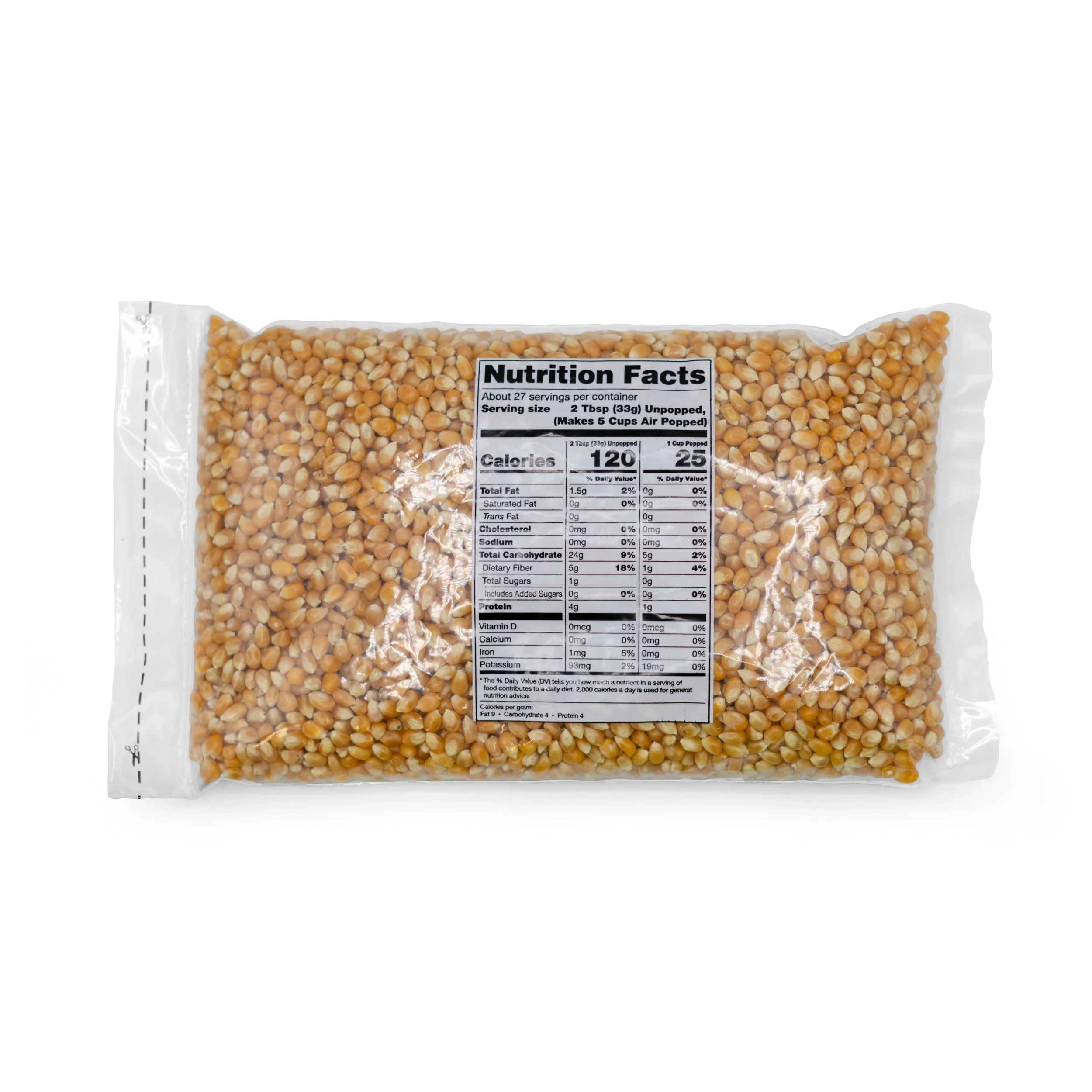 Yellow Popcorn Kernels | Pack of 6 | 2 lb | Hilger's Agri-Natural - Image 3